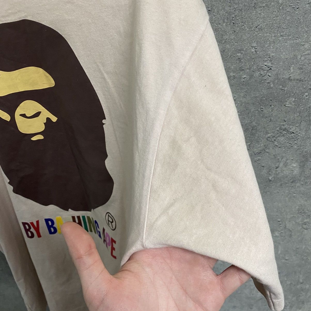 Bape A Bathing Ape Big Head Bape T-Shirt Big Logo Size US L / EU 52-54 / 3 - 9 Thumbnail
