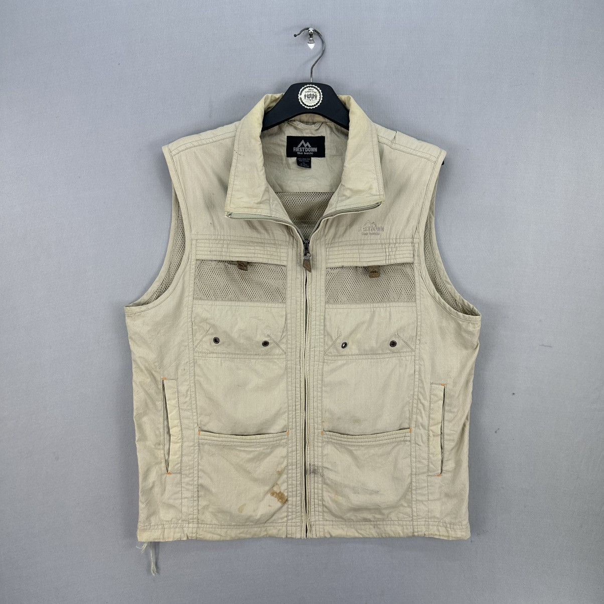 Vintage Vintage 90'a First Down The Basic Outdoor Vest Size US M / EU 48-50 / 2 - 1 Thumbnail