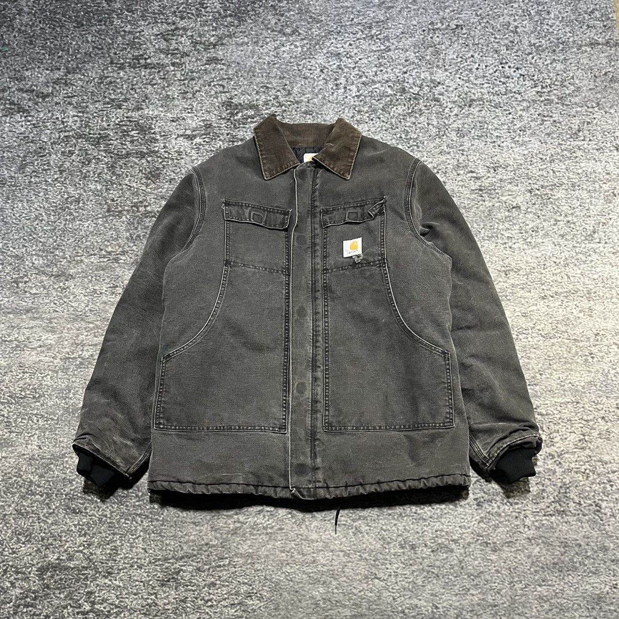 Carhartt VINTAGE CARHARTT BLACK ARCTIC CHORE COAT DISTRESSED LARGE Size US L / EU 52-54 / 3 - 1 Thumbnail