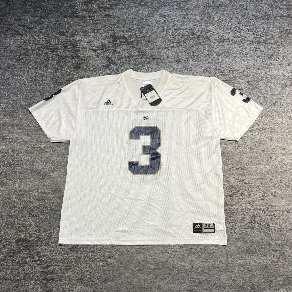 Adidas Vintage Adidas Notre Dame Fighting Irish Jersey #3 Away XXL Size US XXL / EU 58 / 5 - 1 Thumbnail