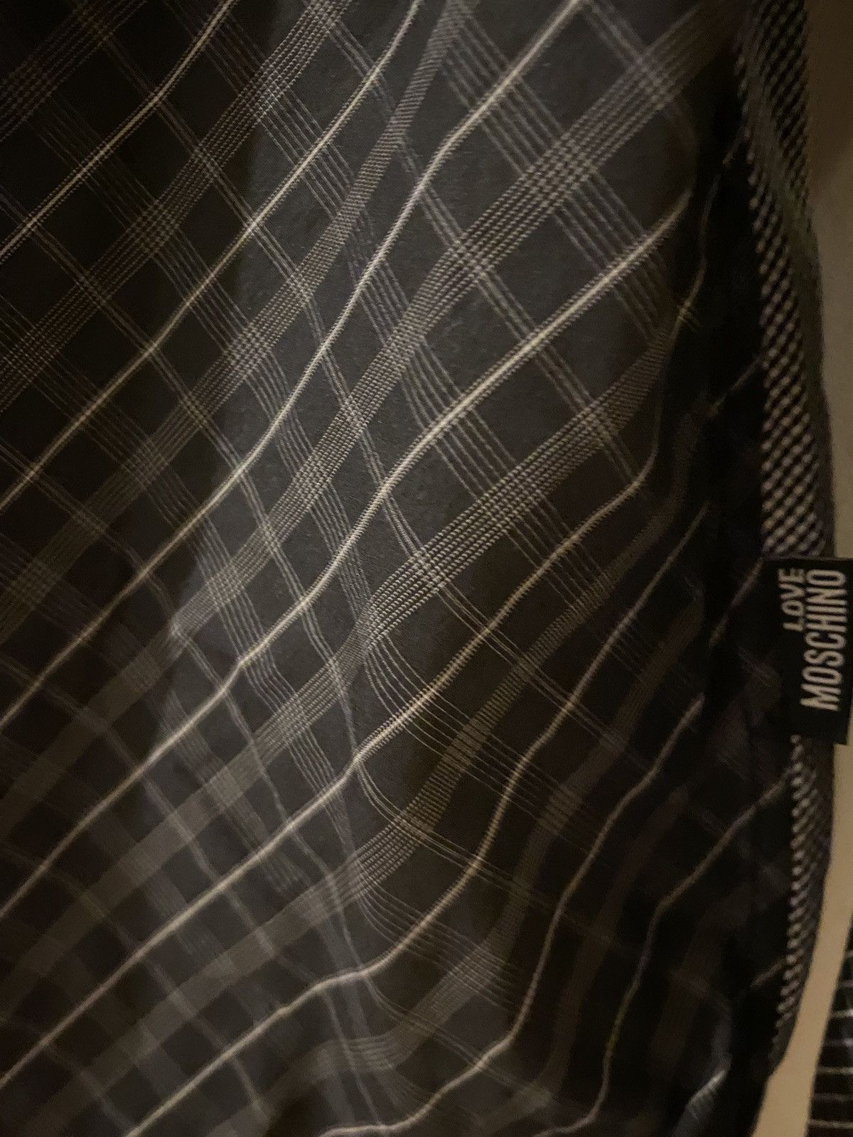 Moschino Moschino Men’s Tartan Shirt Size US M / EU 48-50 / 2 - 4 Thumbnail