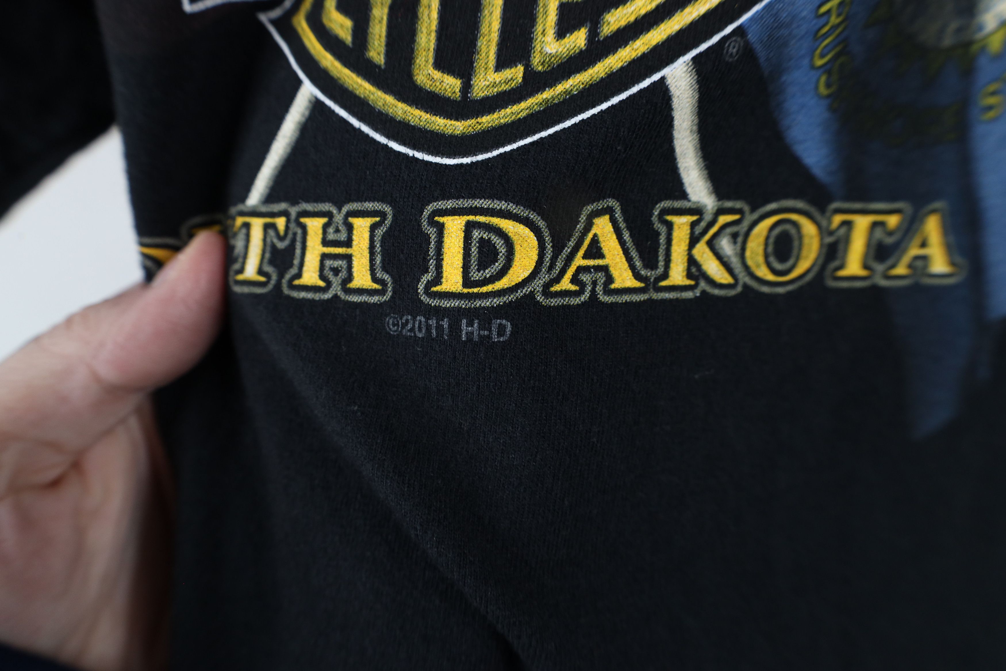 Harley Davidson × Vintage Vintage Y2K Harley Davidson Out Sturgis T-Shirt Black Cotton Size US XL / EU 56 / 4 - 6 Thumbnail