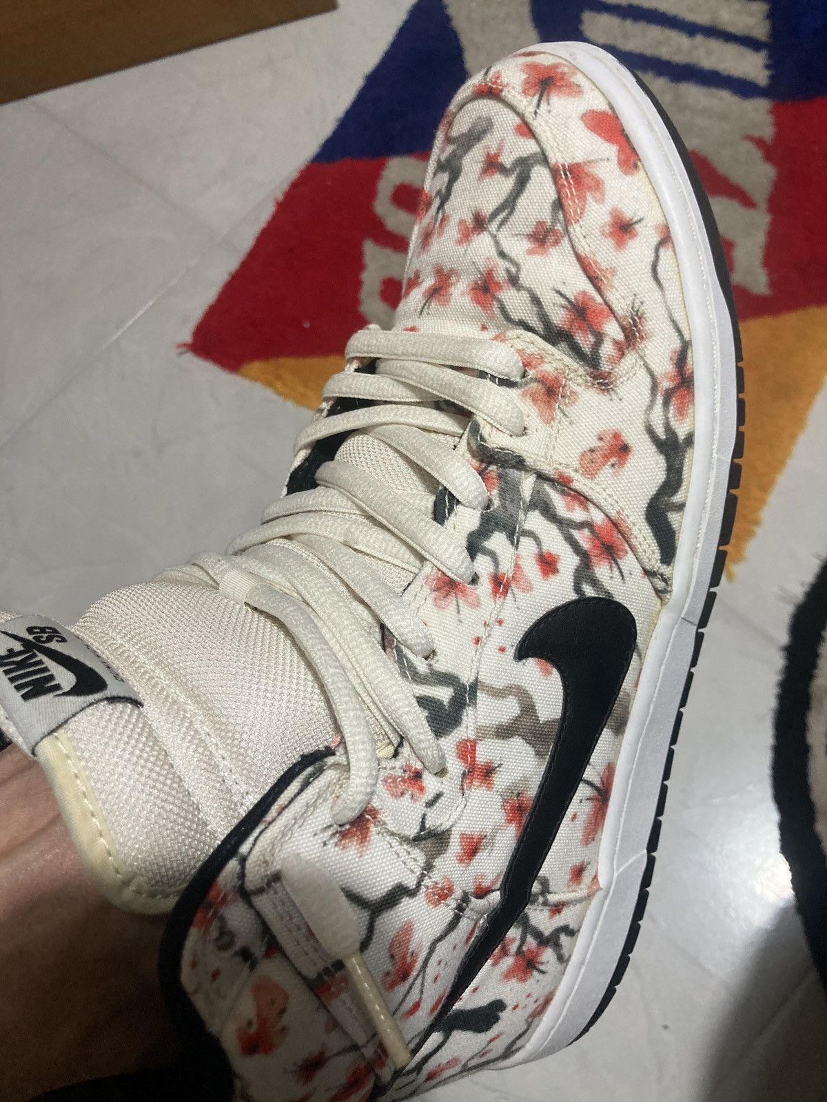 Nike Nike dunk high cherry blossom Size US 11 / EU 44 - 13 Thumbnail
