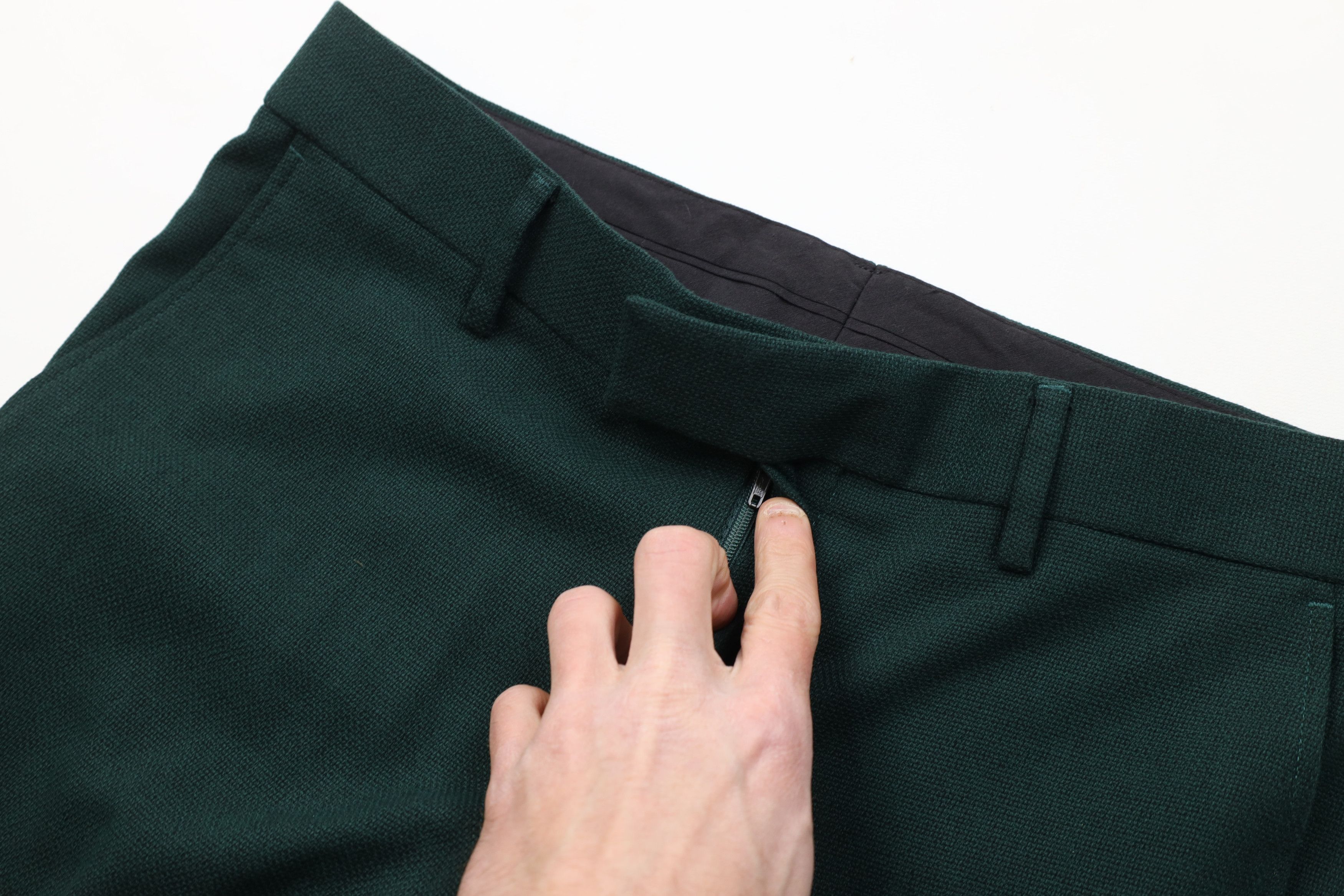 Vintage Vintage 90s Streetwear Skinny Leg Chino Pants Trousers Green Size US 32 / EU 48 - 6 Thumbnail