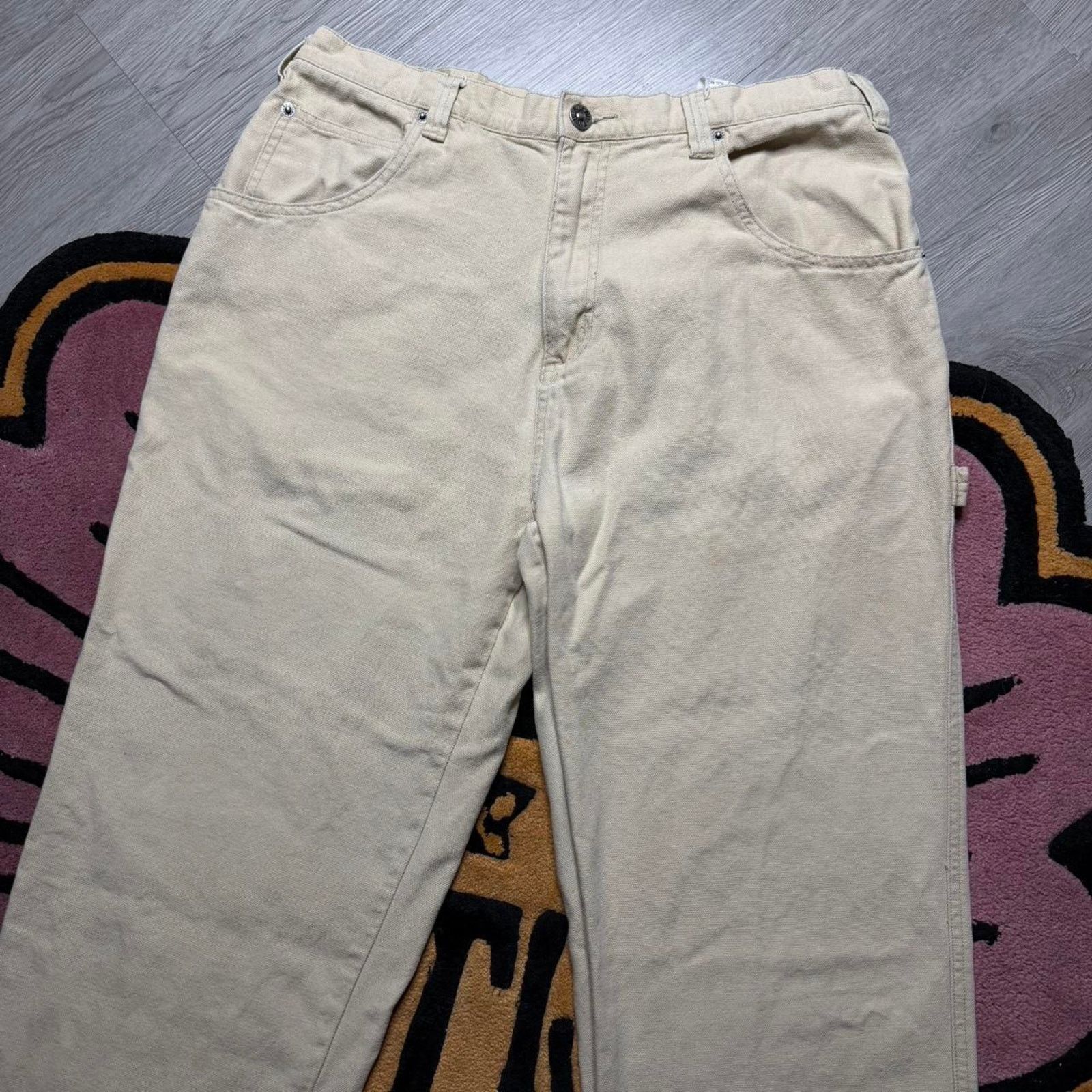 Timberland × Vintage Vintage Y2K Timberland Carpenter Style Work Pants Size 34 Size US 34 / EU 50 - 2 Thumbnail