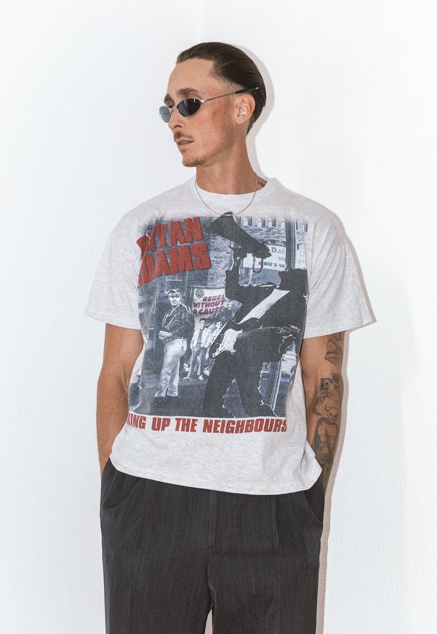 Band Tees × Vintage Rare 90s Bryan Adams Vintage Graphic 90s T shirt Size US M / EU 48-50 / 2 - 4 Thumbnail
