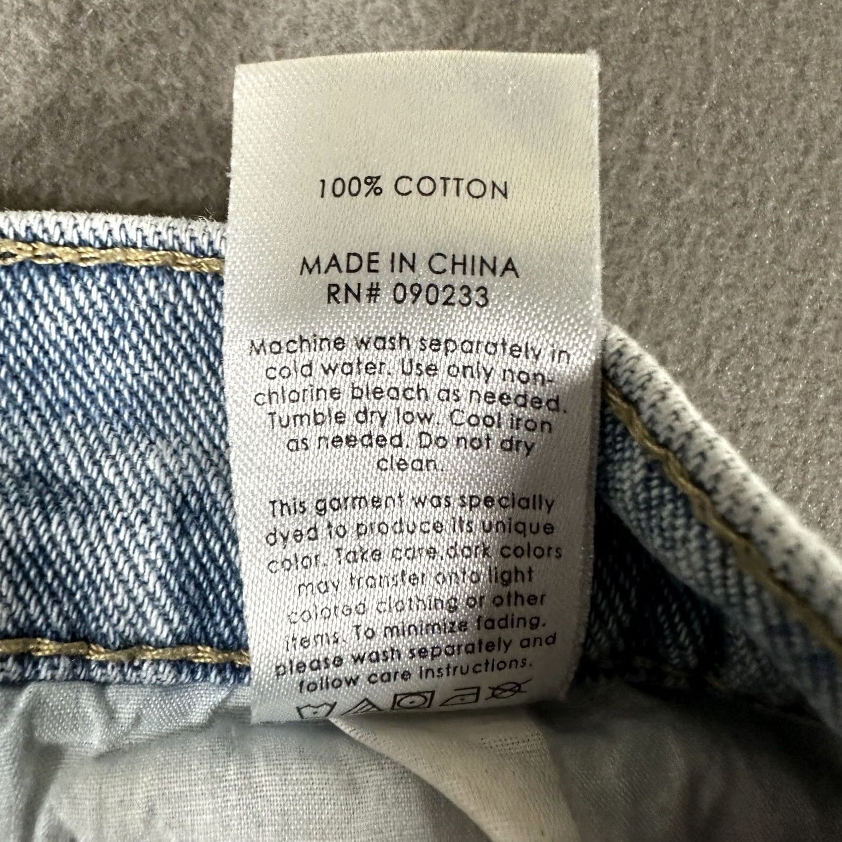 Pacsun PacSun Jeans Women 26 Blue High Rise Straight Distressed Raw Hem Button Up Denim Size 26" / US 2 / IT 38 - 6 Thumbnail