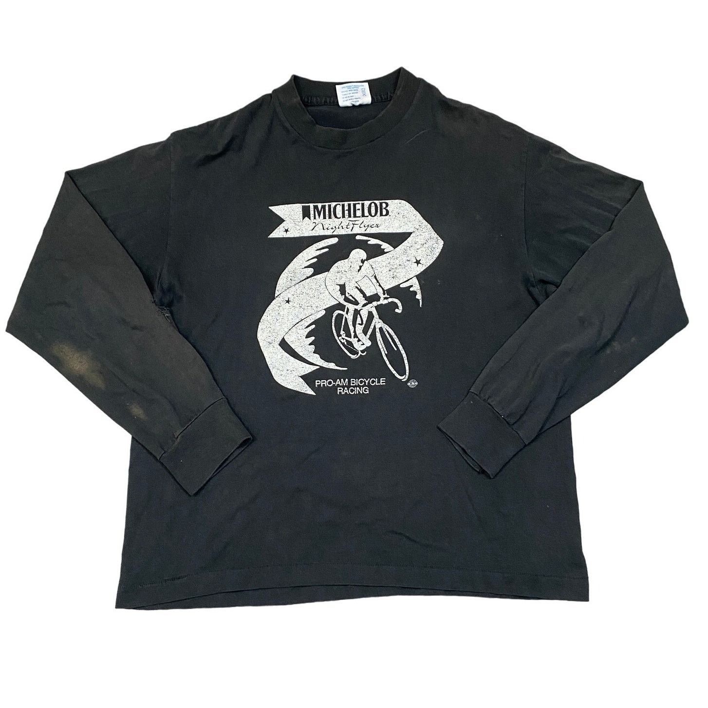 TEE JAYS × Vintage VTG 80s 90s Michelob Night Flyers Pro Am Bicycle Racing L Size US L / EU 52-54 / 3 - 1 Thumbnail
