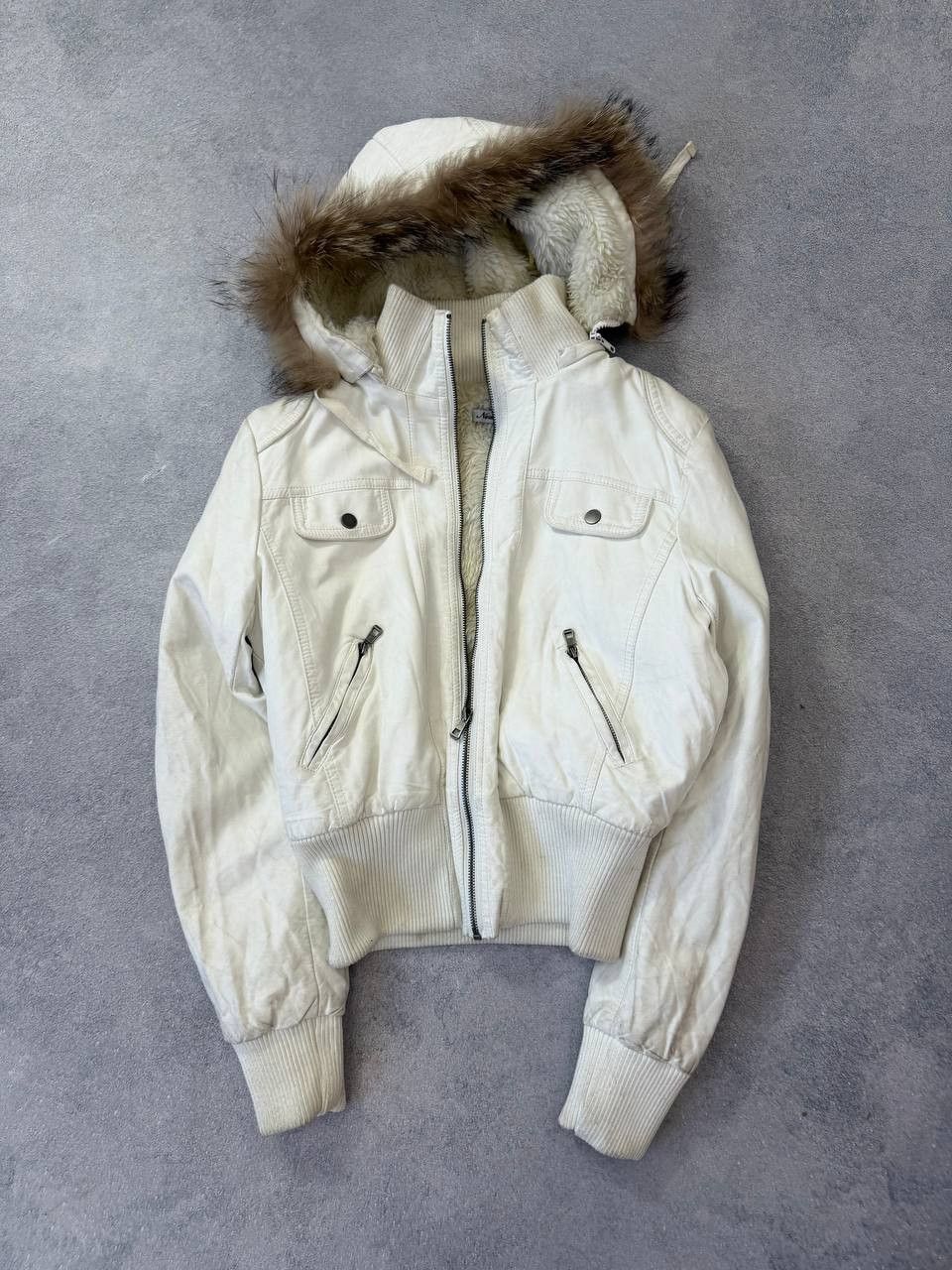 Japanese Brand Avant-Garde Hysteric Glamour Leather Fur Fell Jacket Y2K Size US S / EU 44-46 / 1 - 12 Thumbnail
