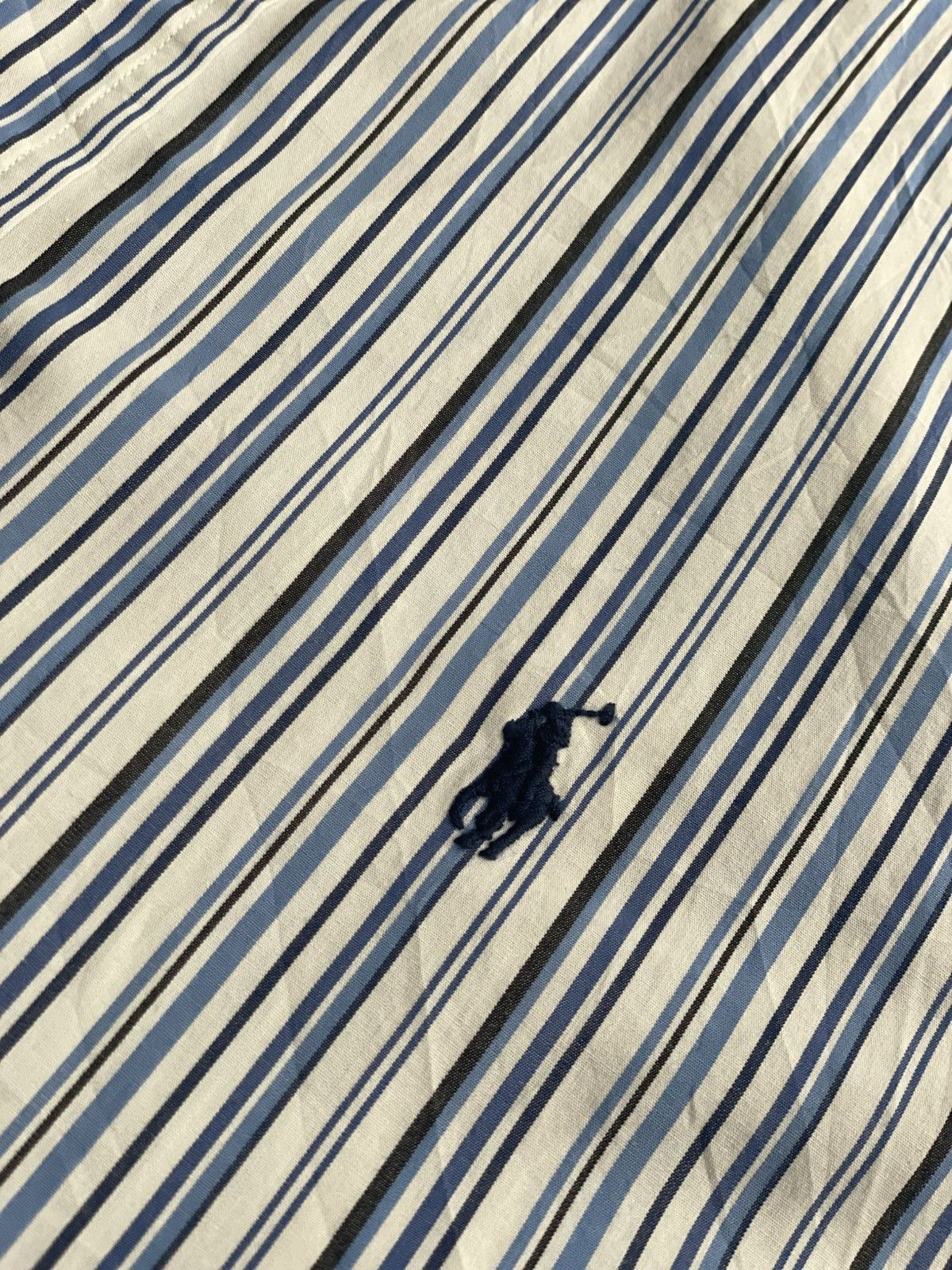 Ralph Lauren Vintage Ralph Lauren Blue and White Striped Oxford Shirt (M) Size US M / EU 48-50 / 2 - 5 Thumbnail