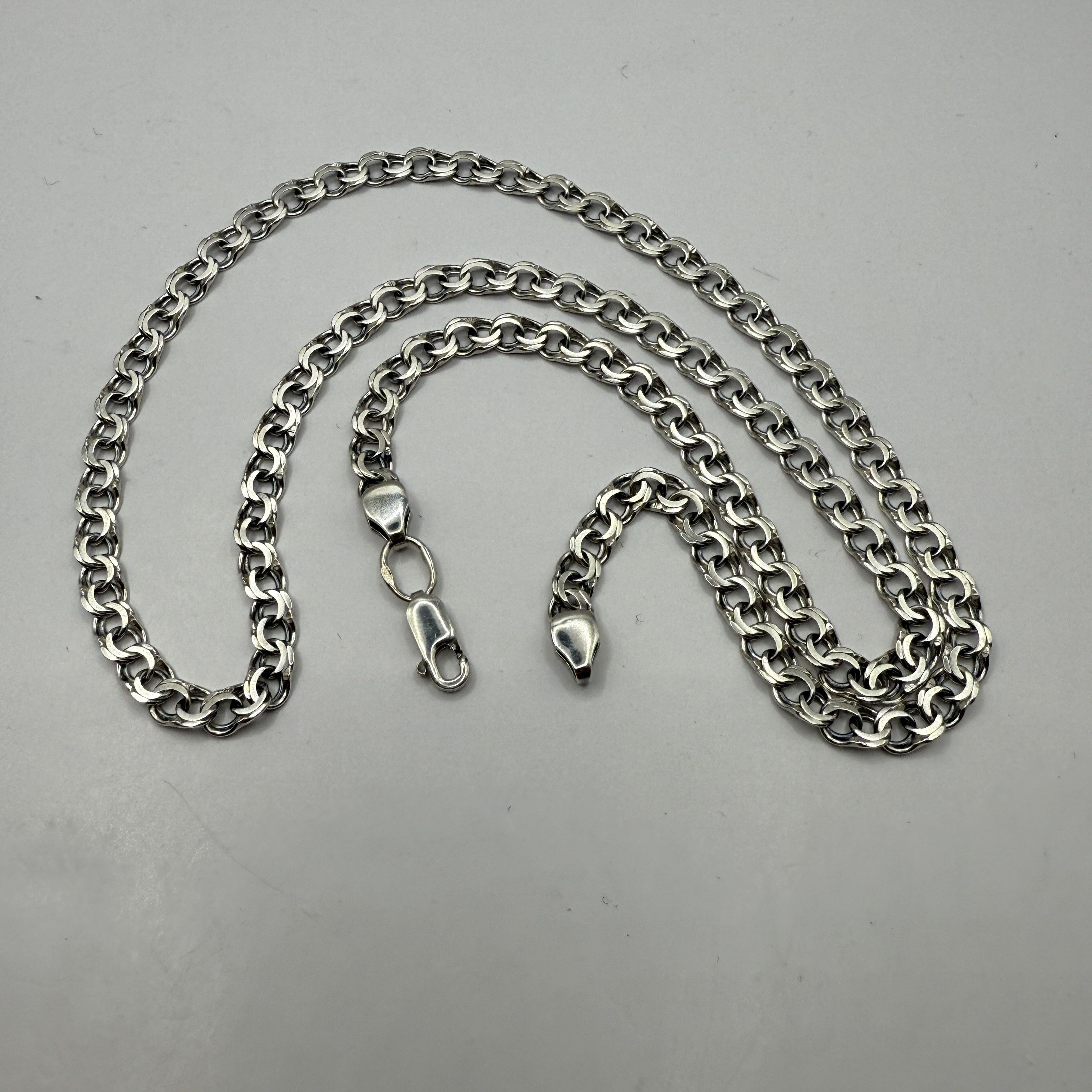 Sterling Silver Vintage Chain, 925 Sterling Silver, Signed , 14,73g Size ONE SIZE - 2 Thumbnail