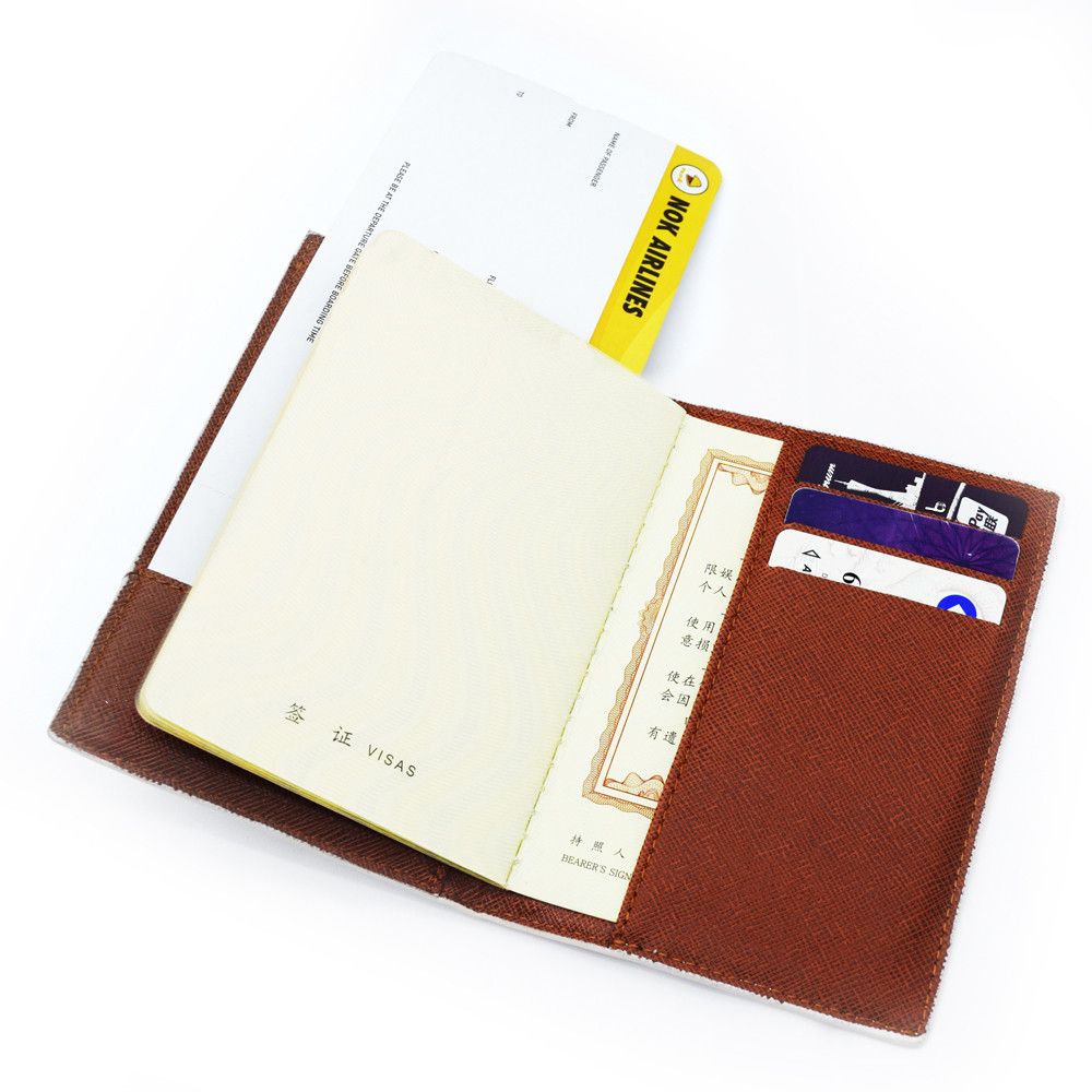 Japanese Brand × Passport Travel PU Leather Passport / Card Holder Size ONE SIZE - 6 Thumbnail