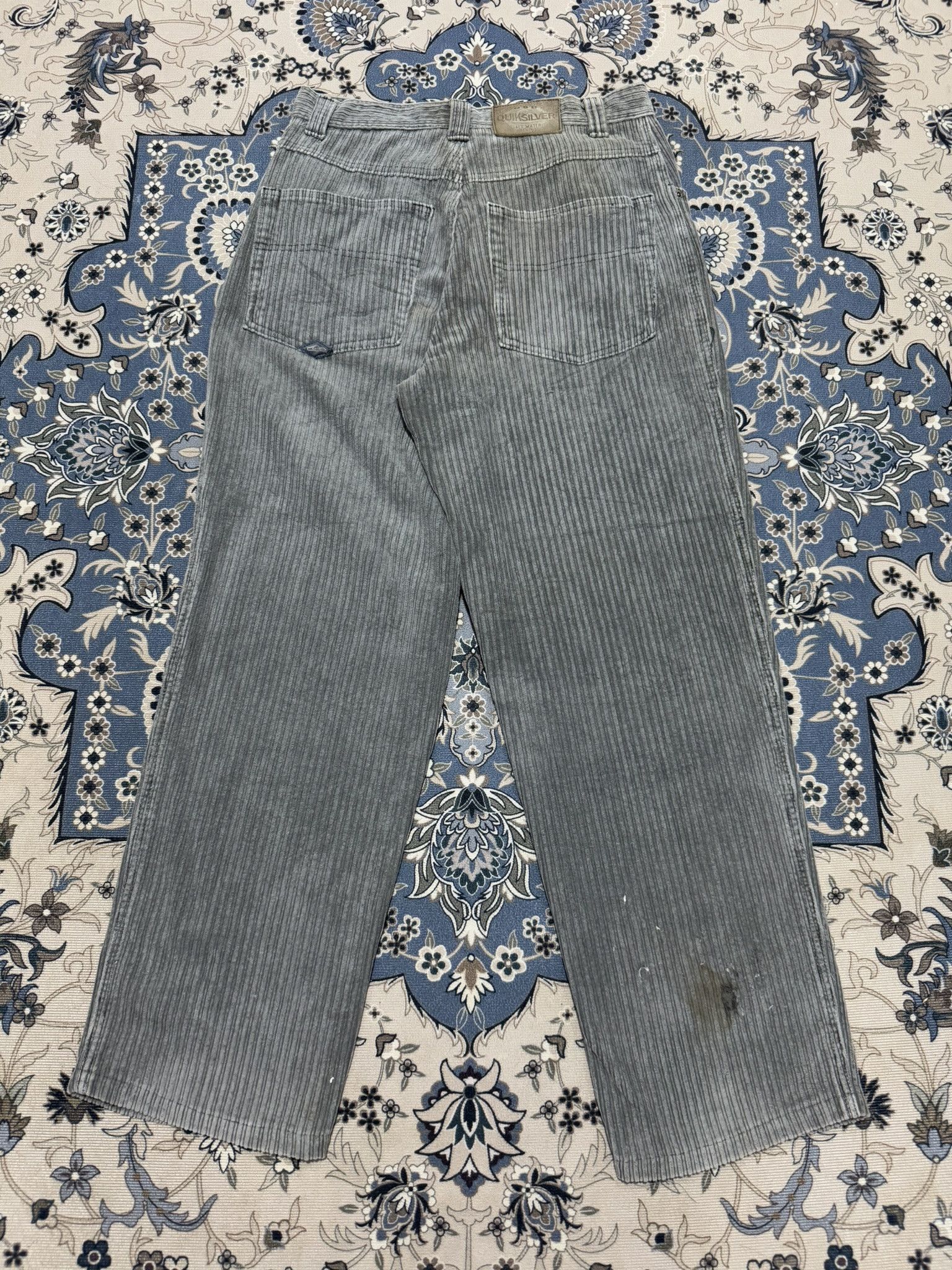 Quicksilver × Vintage Vintage 90 Quicksilver Salt Water Corduroy Surf skate Pants Size US 28 / EU 44 - 2 Thumbnail