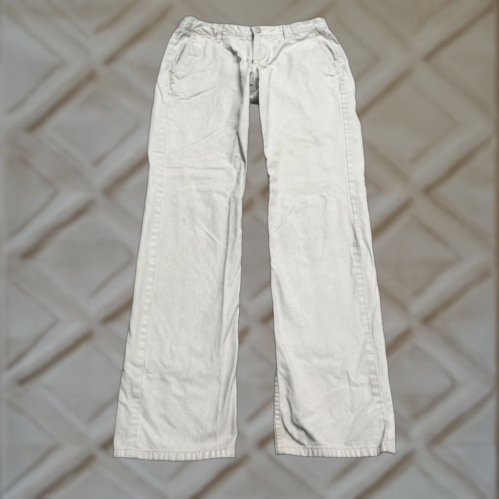 Bonobos Bonobos Slim Fit Straight Leg Chino Pants Mens 31x34 Beige Cotton Flannel Lined Size US 31 - 1 Thumbnail