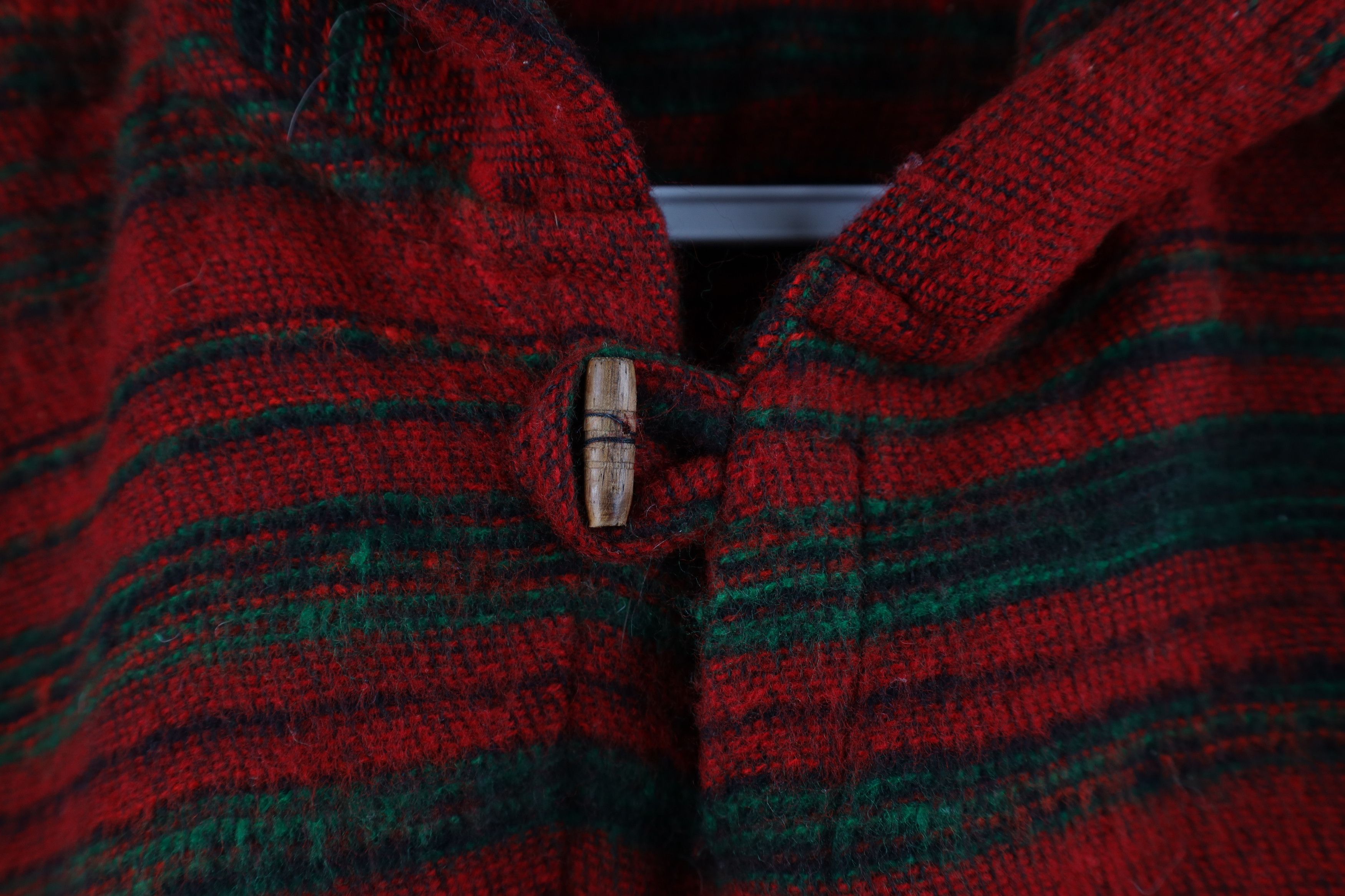 Vintage Vintage 90s Streetwear Fringed Button Hoodie Sweatshirt Size US XL / EU 56 / 4 - 4 Thumbnail