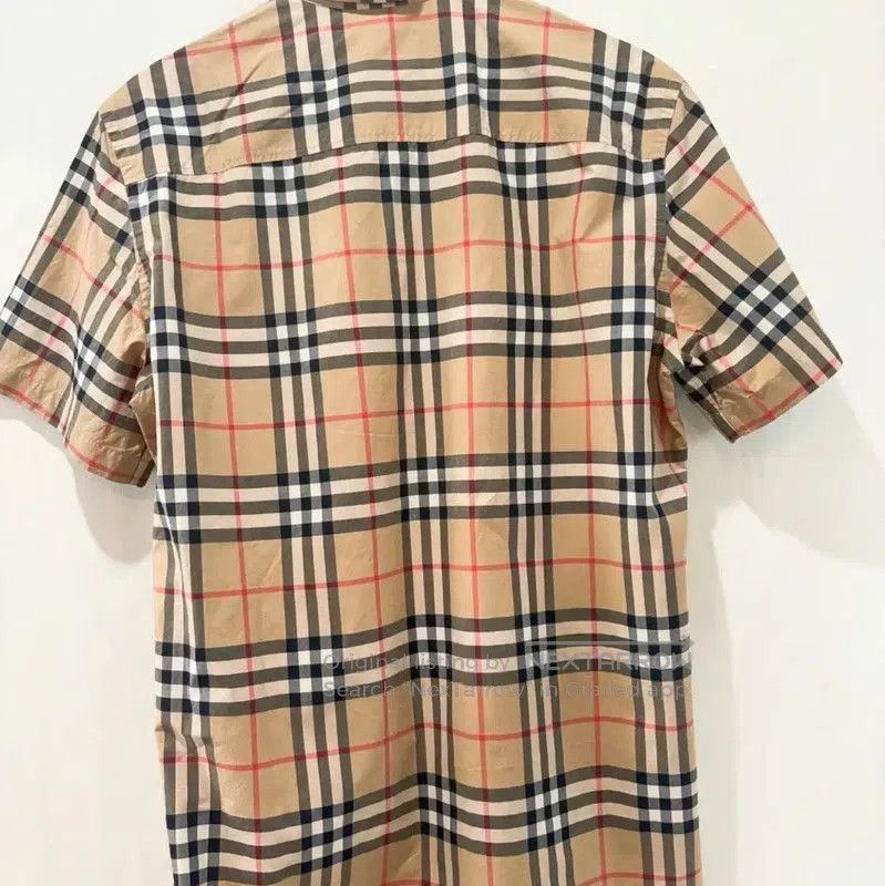 Burberry Short Sleeve Cotton Check Shirt.