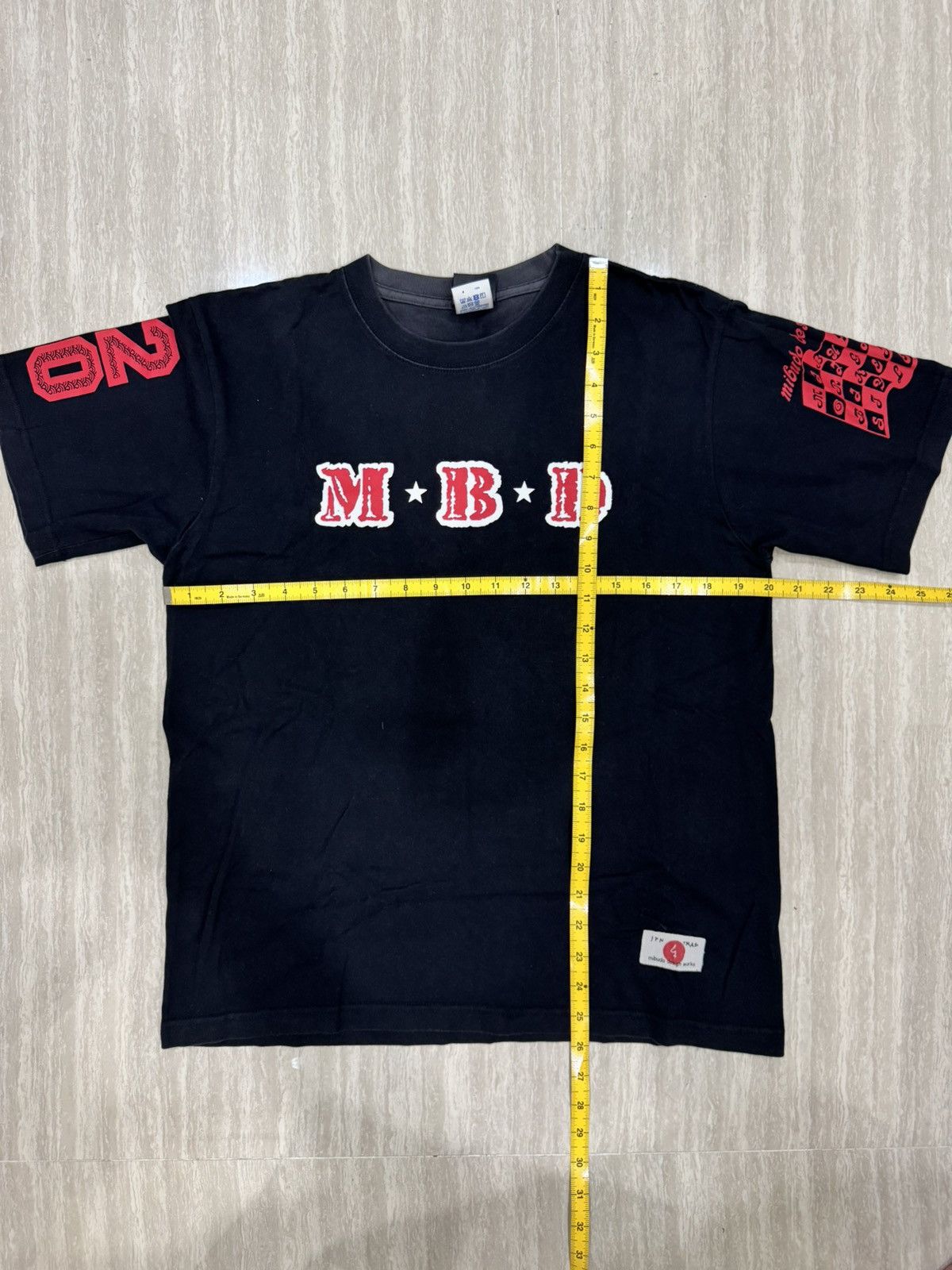 Japanese Brand MBD Skull Mibudo designwork black shirt M size Size US M / EU 48-50 / 2 - 1 Thumbnail