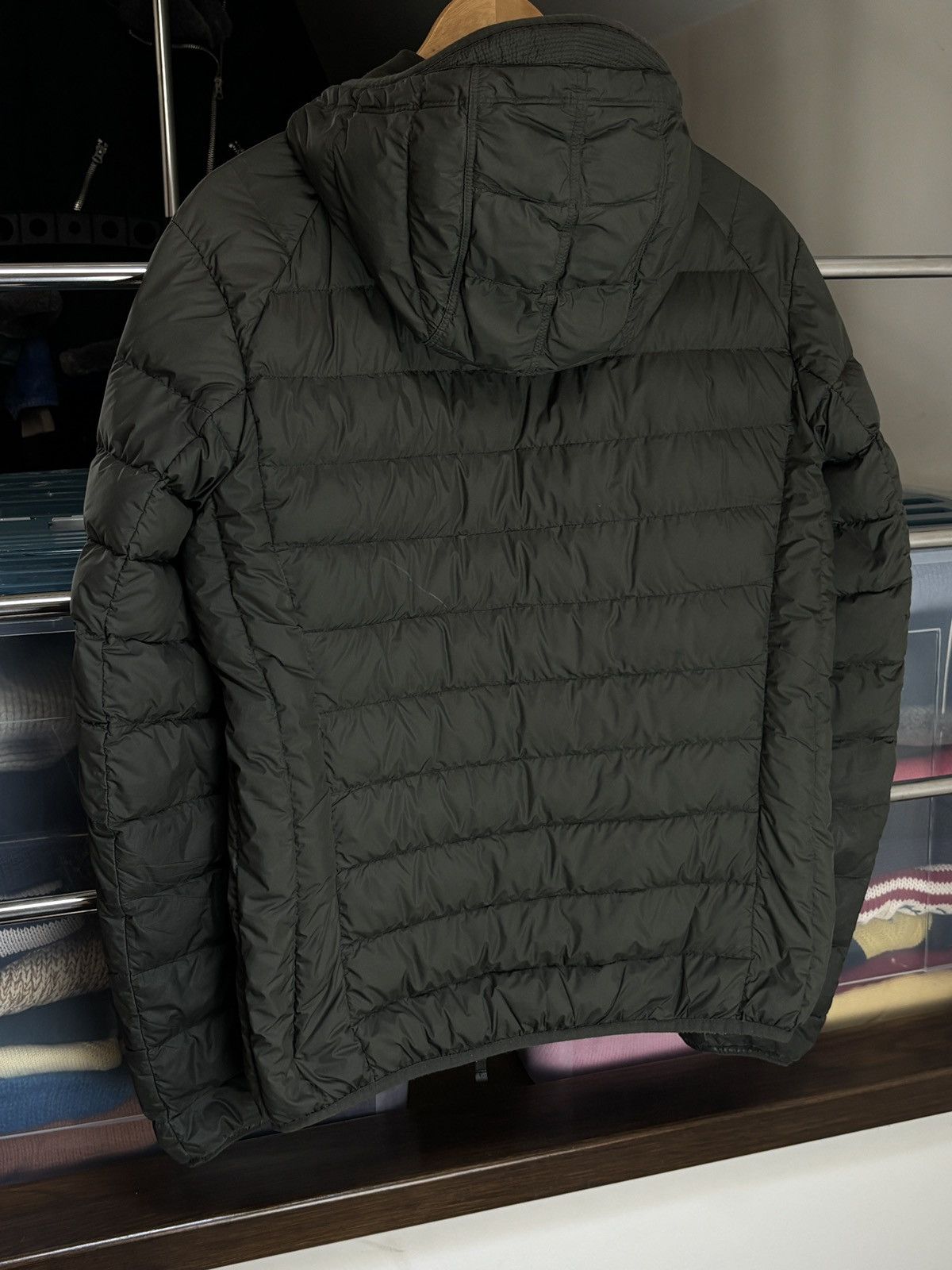 Parajumpers Parajumpers Khaki Hooded Down Puffer Outdoor Jacket Size US L / EU 52-54 / 3 - 9 Thumbnail