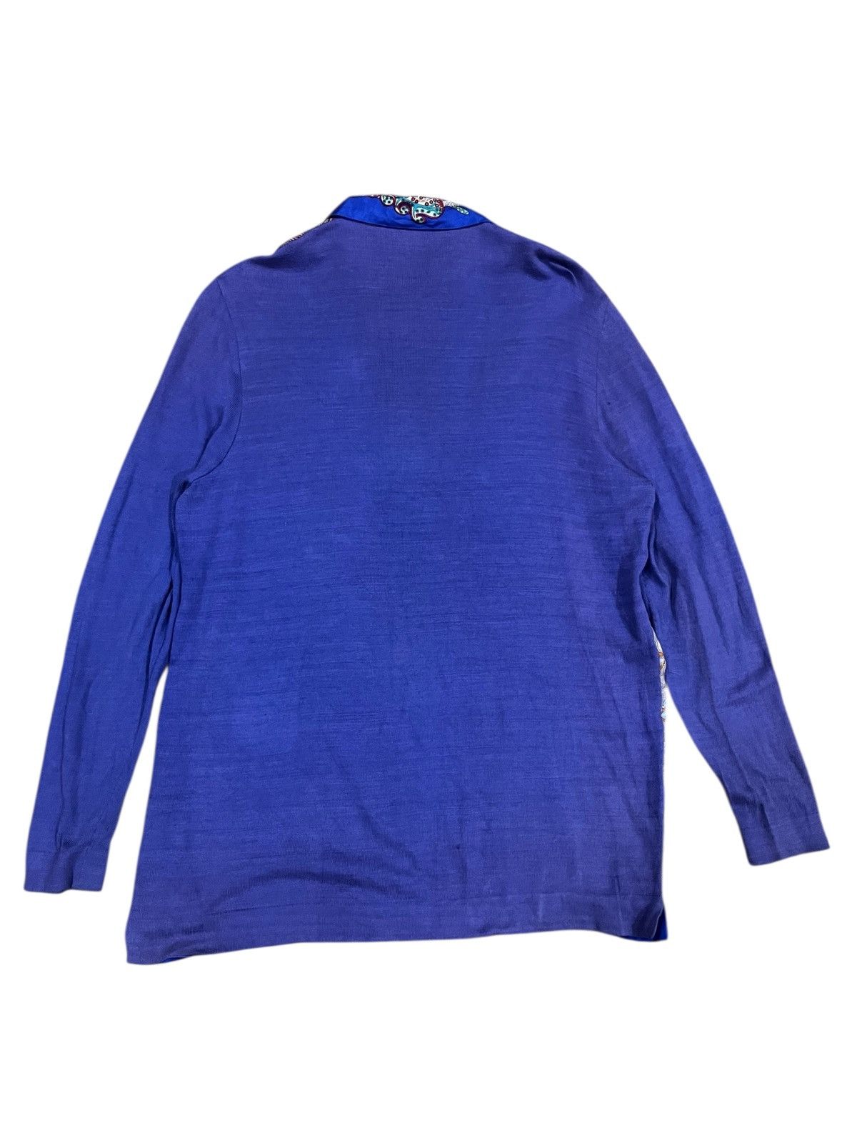 Hermes Hermès “Grands Fonds” Silk Knit Sweater/Polo – Margiela Era Size US M / EU 48-50 / 2 - 12 Thumbnail