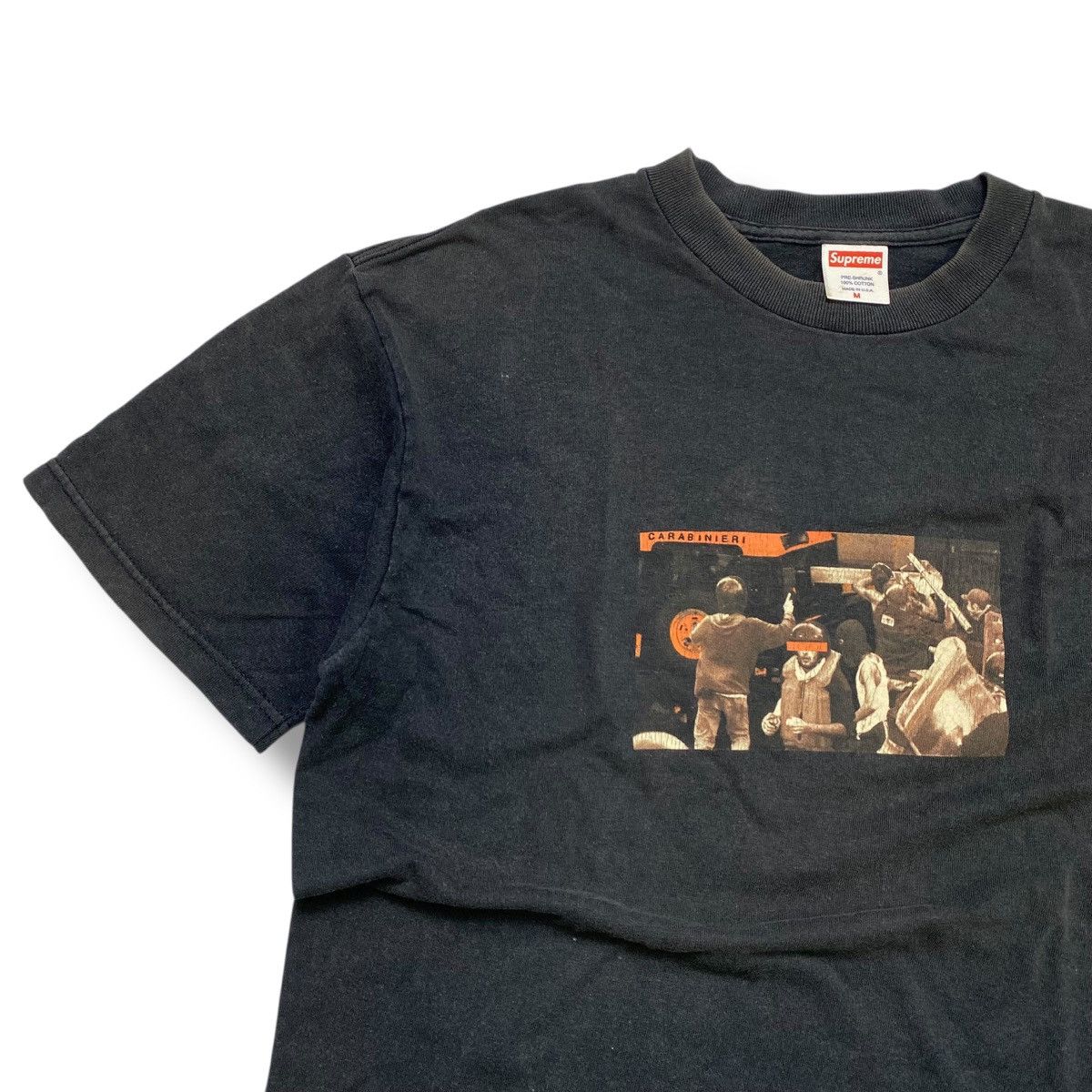 Supreme Vintage Faded Supreme Carabinieri T-shirt Size US M / EU 48-50 / 2 - 2 Thumbnail