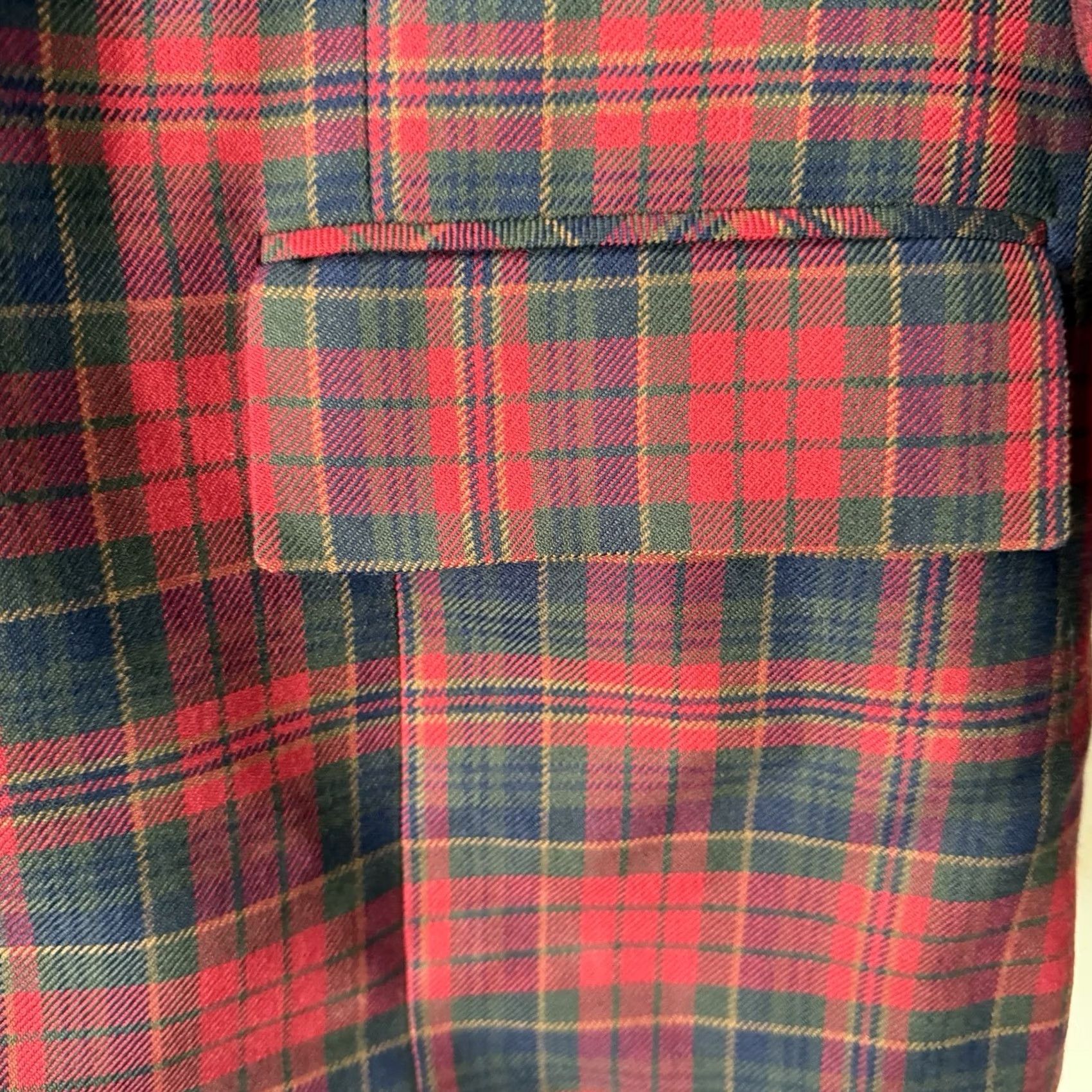 Pendleton VTG Pendleton Blazer Jacket Womens Size 16 Red/Blue/Green Plaid Wool 90s USA Size XXL / US 16-18 / IT 52-54 - 6 Thumbnail
