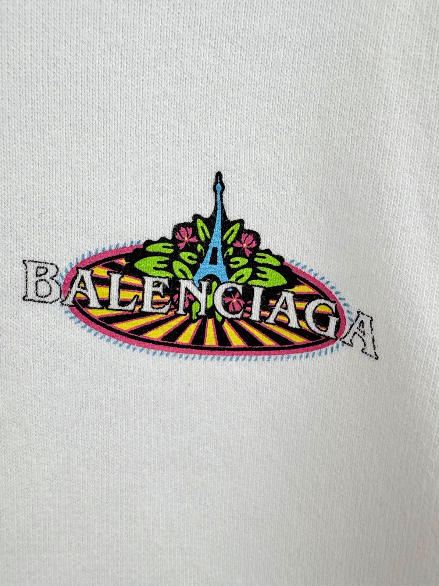 Balenciaga BALENCIAGA Eiffel Tower Hoodie Size US XS / EU 42 / 0 - 3 Thumbnail