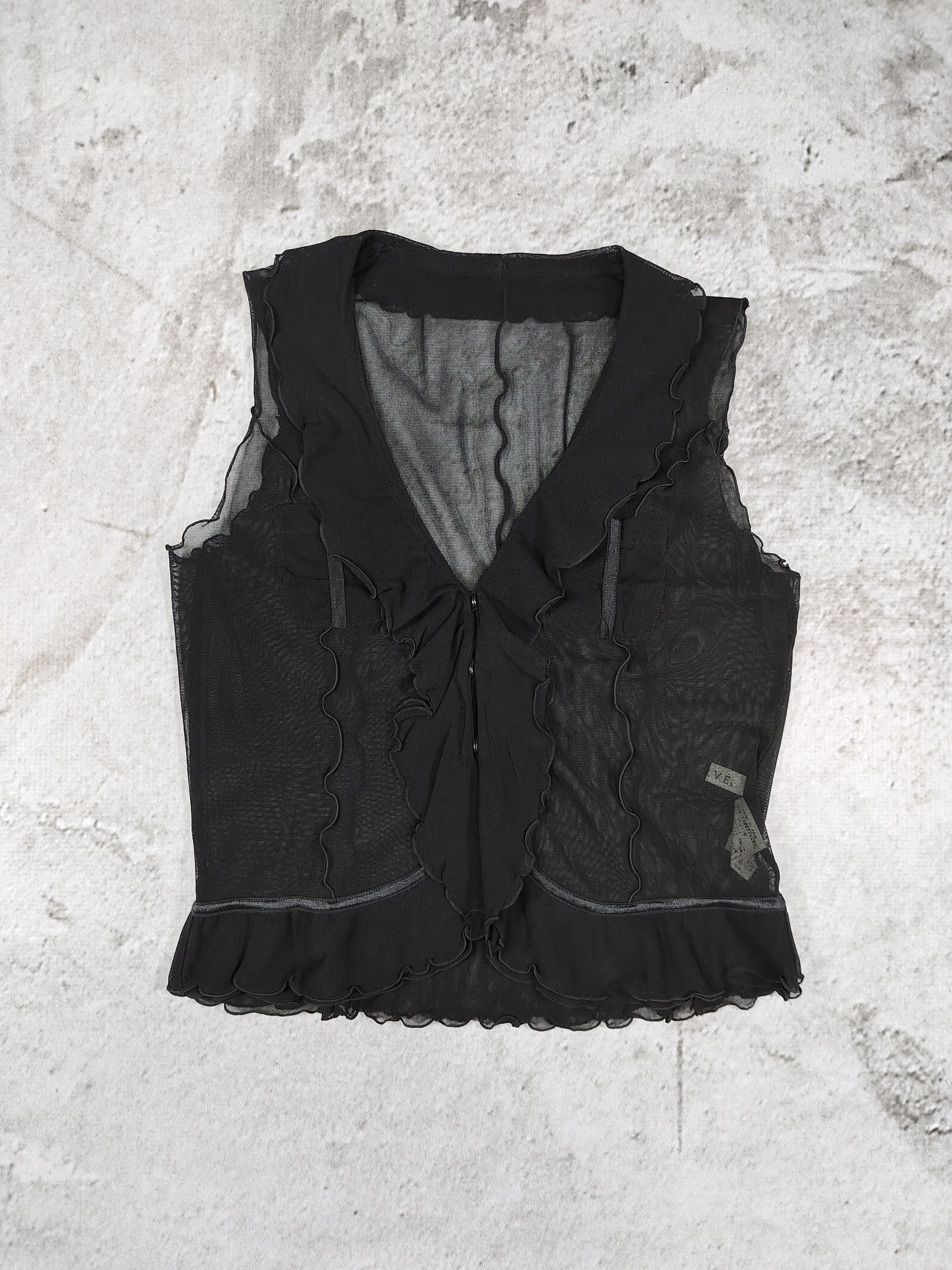 Japanese Brand 2000s GERVE🇯🇵 Gothic Fairy Grunge Y2K Archive Top Size L / US 10 / IT 46 - 5 Thumbnail