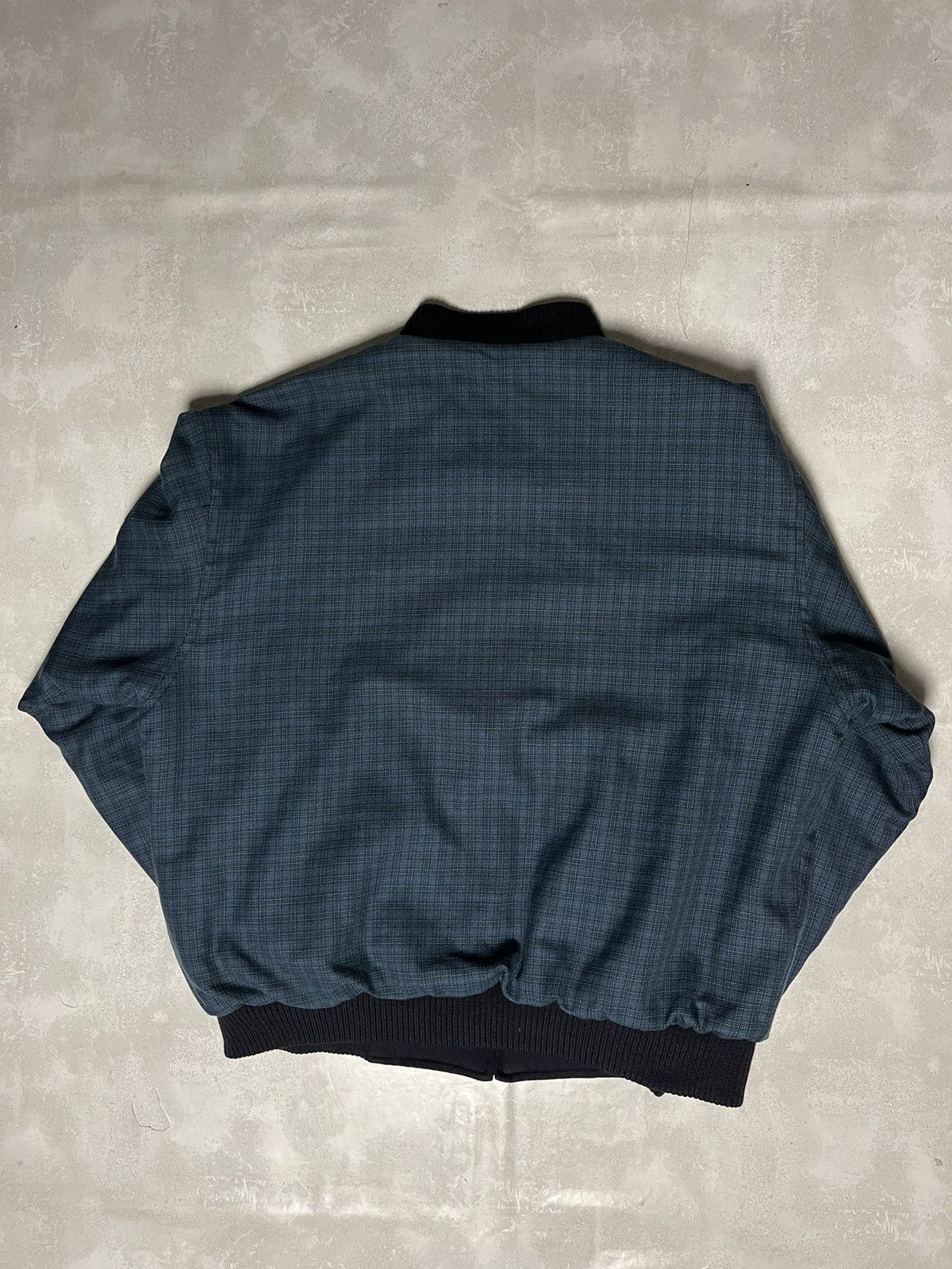 Lacoste Vintage Reversible 90s Lacoste Wool Bomber Varsity Jacket Size US L / EU 52-54 / 3 - 3 Thumbnail