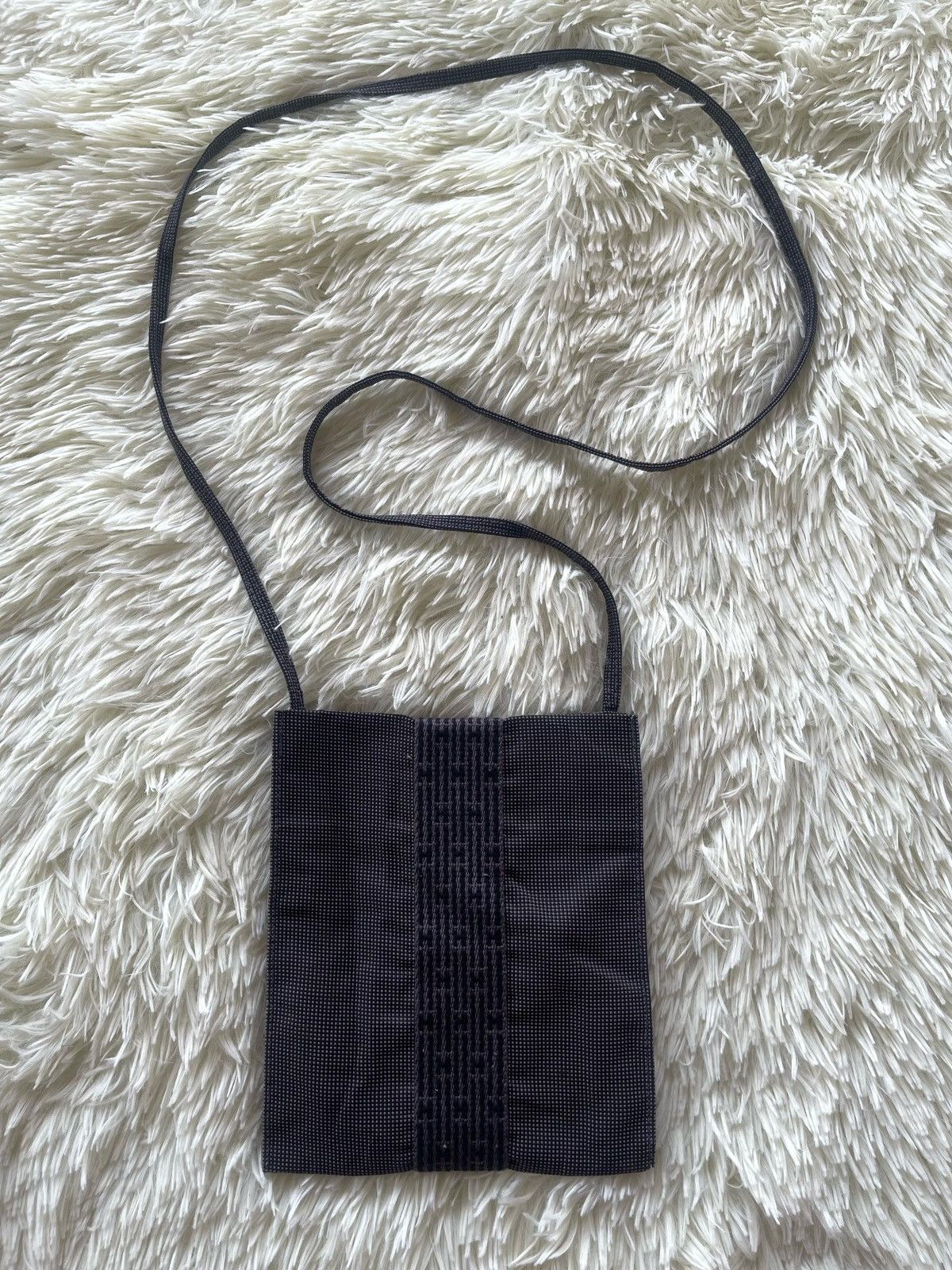 Hermes × Vintage Hermes Toile Herline Pochette Crossbody Bag Size ONE SIZE - 1 Thumbnail