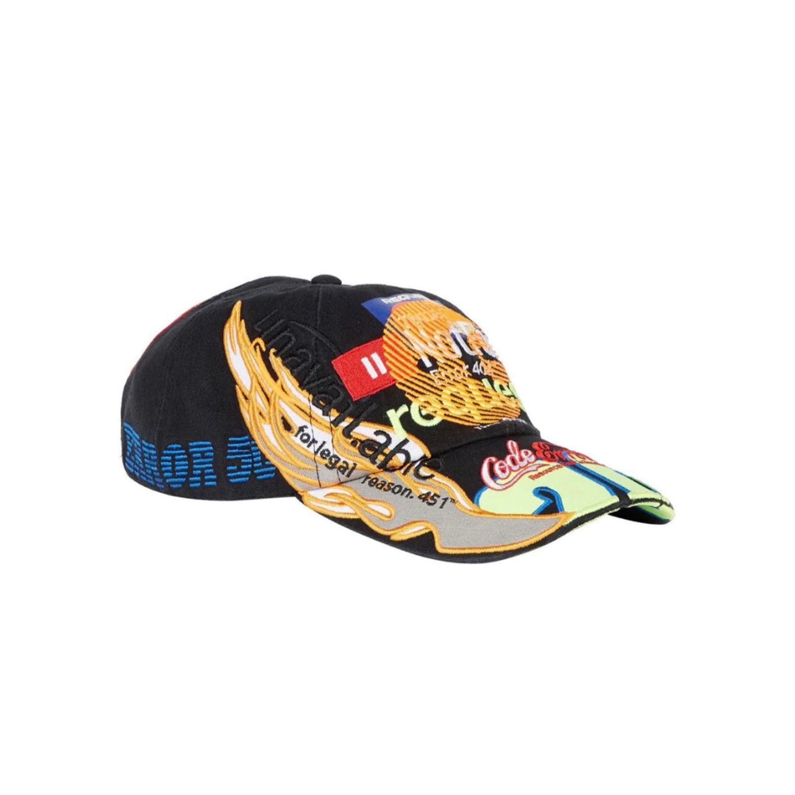 Vetements Vetements SS18 “Error 404” Hat in Black Size ONE SIZE - 2 Thumbnail