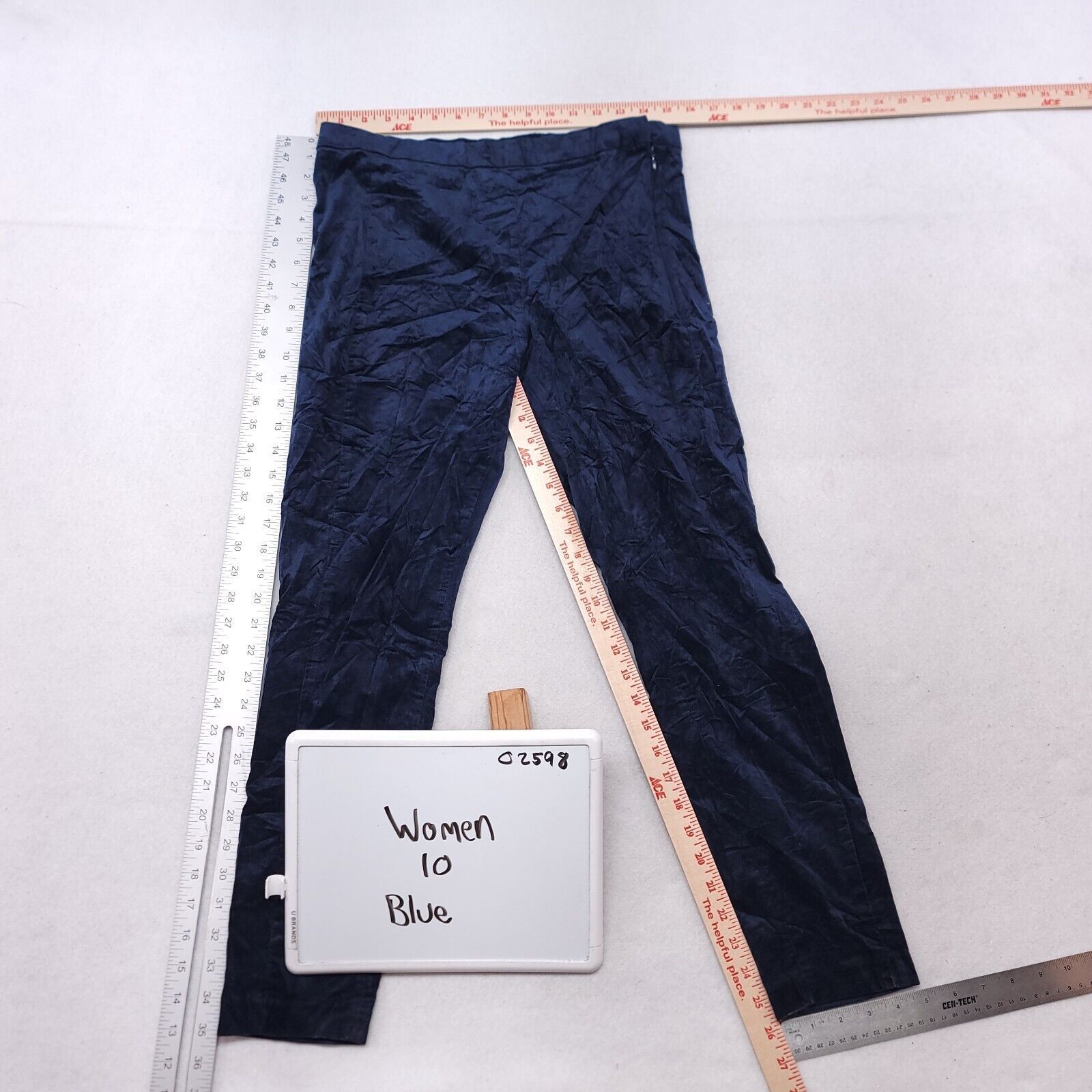 Banana Republic Banana Republic Casual Pull On Pants Womens Size 10 Blue Size 32" / US 10 / IT 46 - 6 Thumbnail