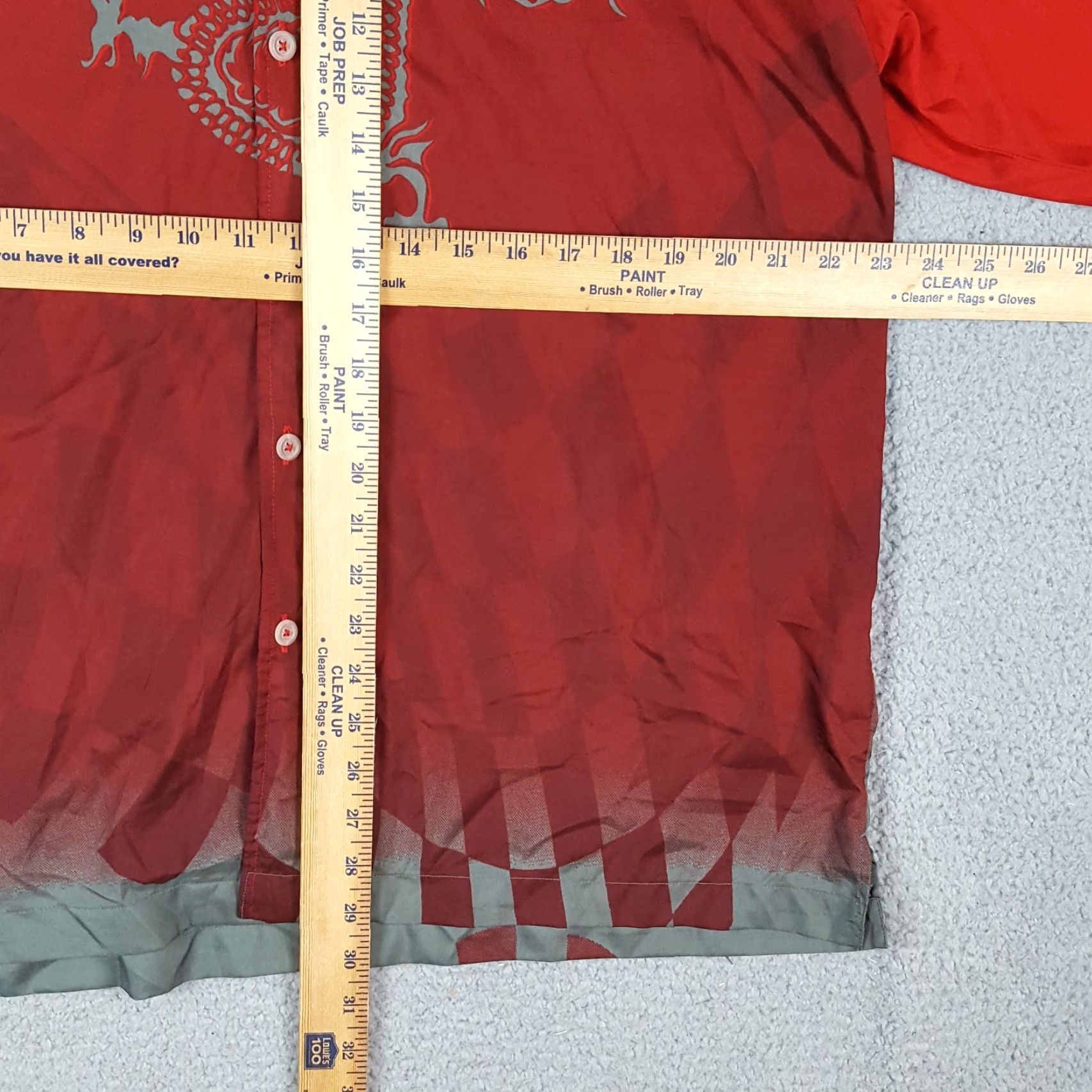 Vintage VINTAGE No Boundaries Y2K Chinese Dragon Button-Up Mens Size L Collared Shirt Polyester Red Shirt Size US L / EU 52-54 / 3 - 7 Thumbnail
