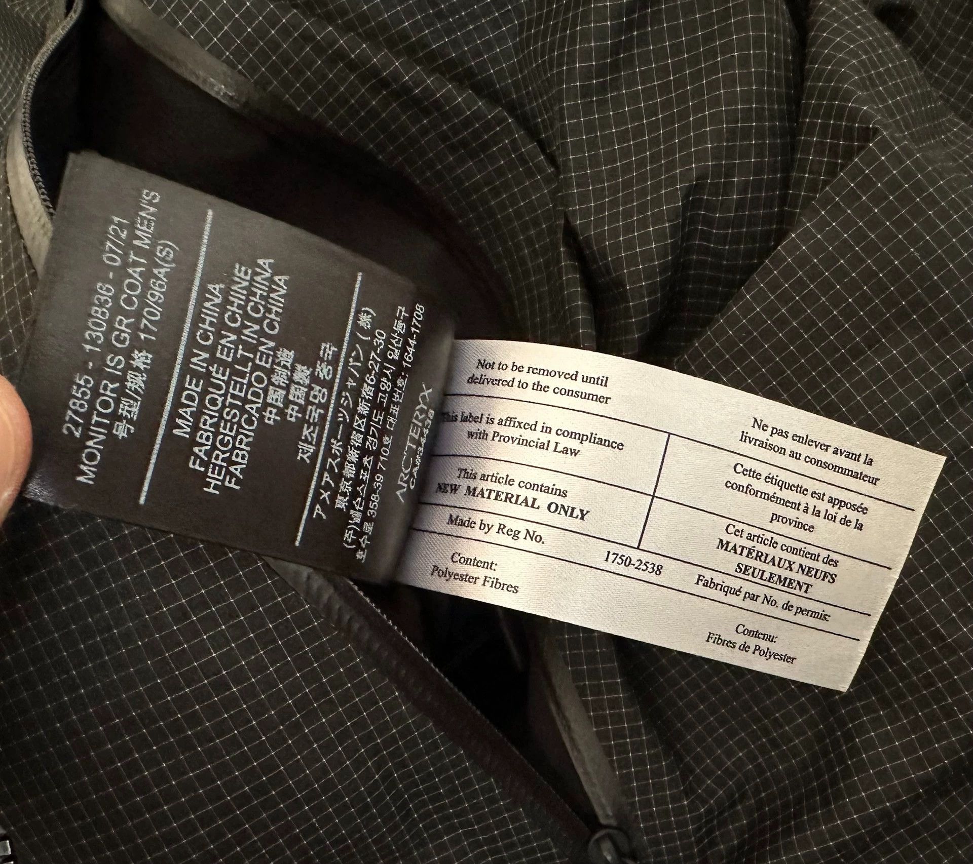 Arc'teryx ARC'TERYX Veilance Monitor IS GR GTX 2L mint S L fit Size US S / EU 44-46 / 1 - 5 Thumbnail