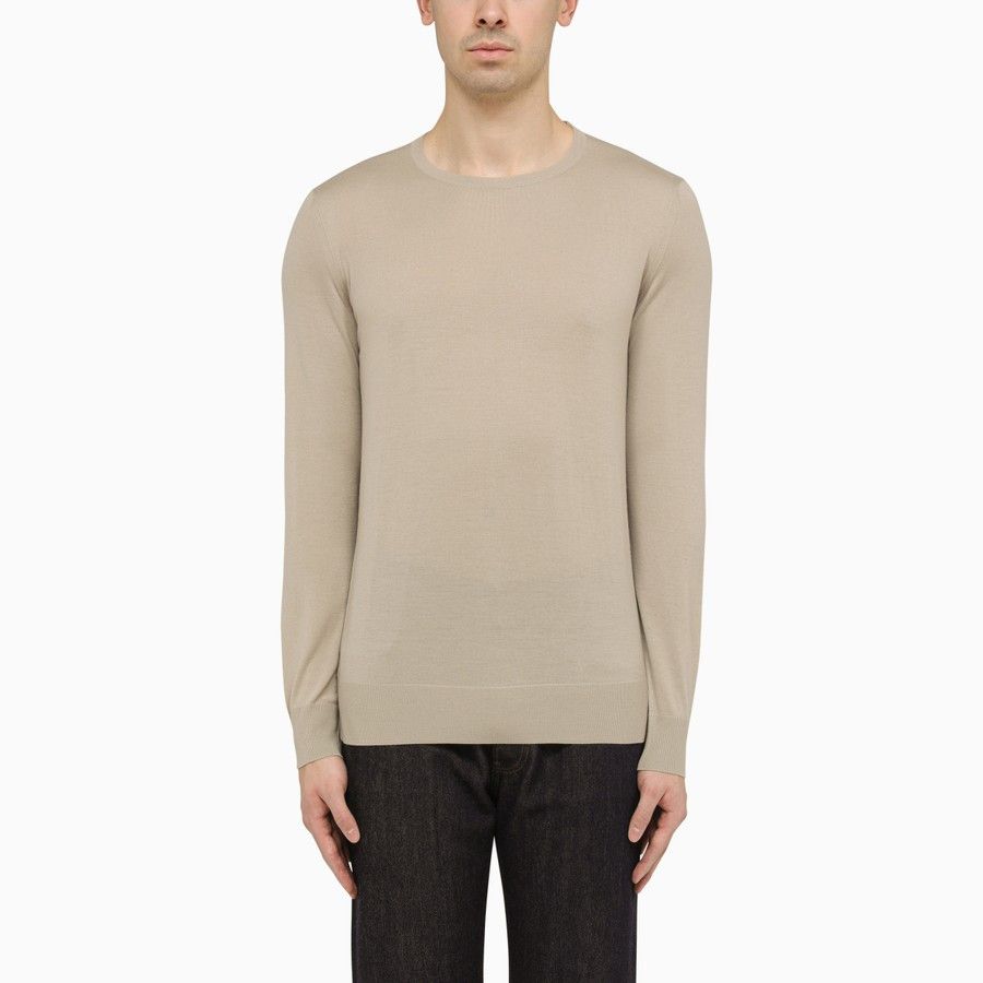 Loro Piana o1d2blof0424 Crew-Neck Sweaters in Beige Size US M / EU 48-50 / 2 - 1 Thumbnail