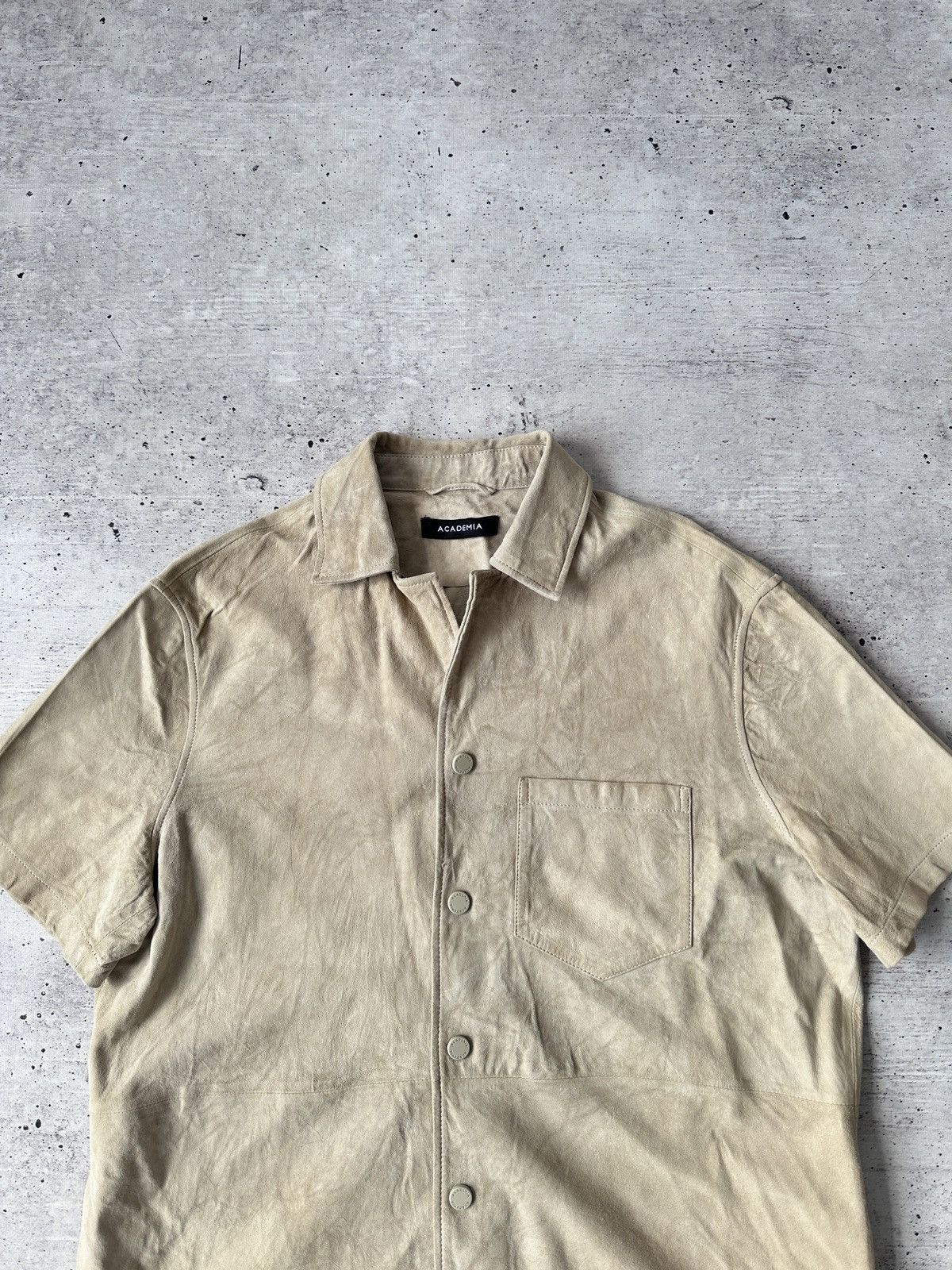 Other ACADEMIA by Beymen Luxury Lambskin Leather Shirt Size 52 L Size US L / EU 52-54 / 3 - 6 Thumbnail
