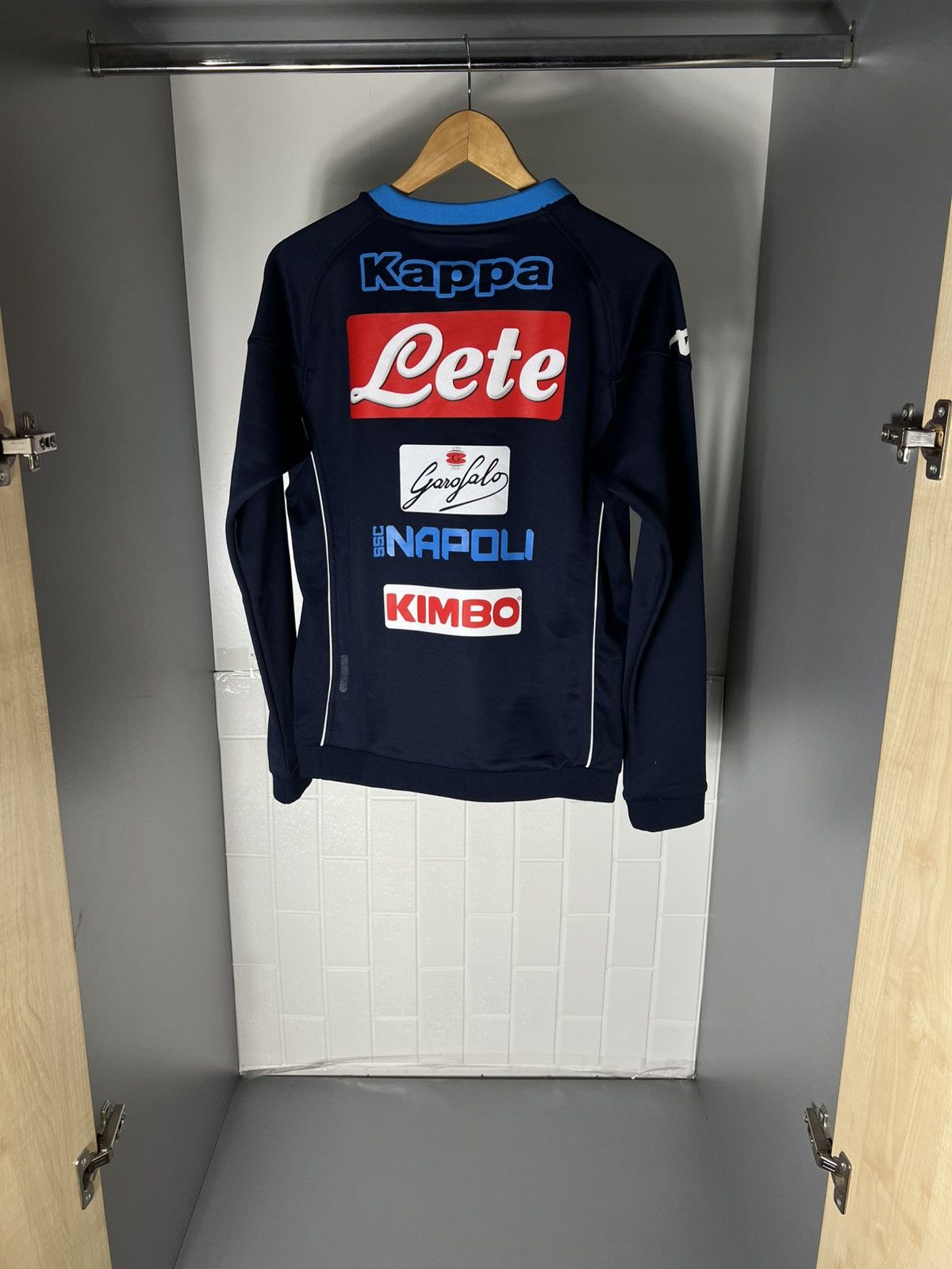Kappa VINTAGE KAPPA FC NAPOLI ITALY RETRO SOCCER JERSEY Y2K 90s Size US S / EU 44-46 / 1 - 25 Thumbnail