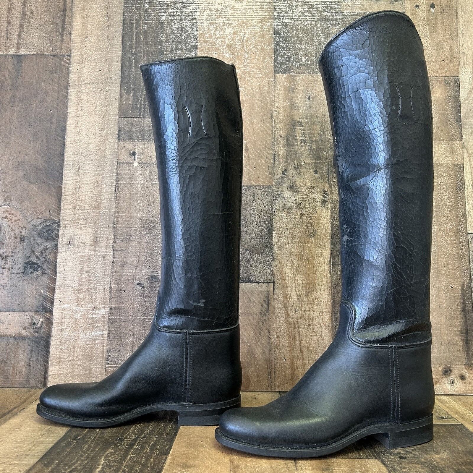 Vintage Dehners Vintage 42739 Tall Riding Western Boots Womens 7 C Size US 7 / IT 37 - 1 Thumbnail
