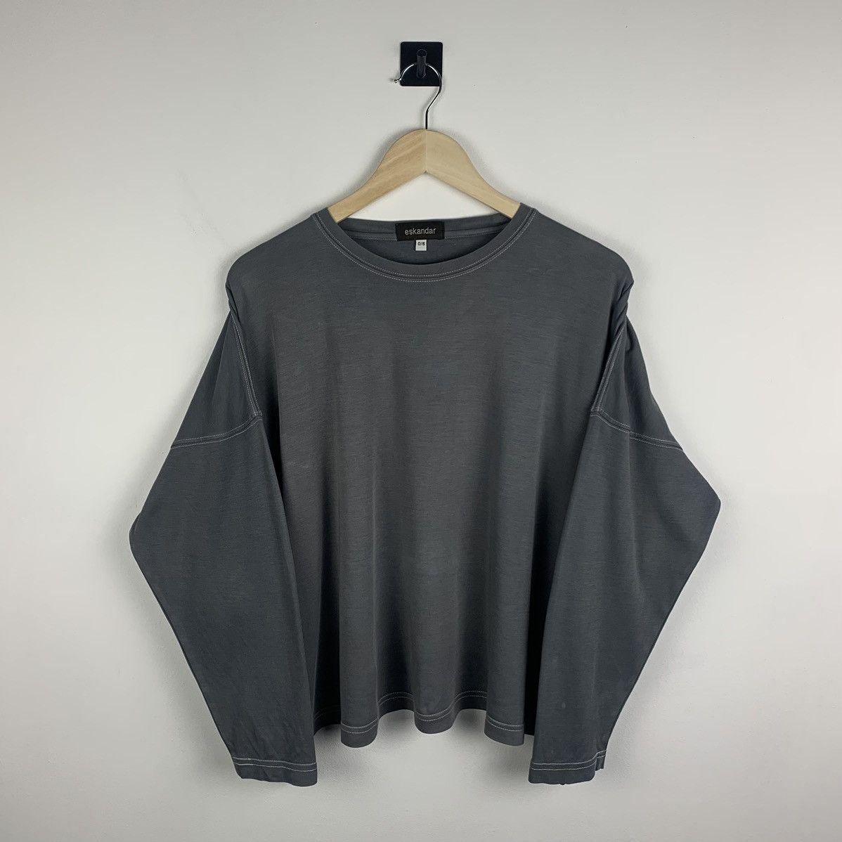 eskandar Women’s eskandar avant garde long sleeve t-shirt one size Size ONE SIZE - 1 Thumbnail