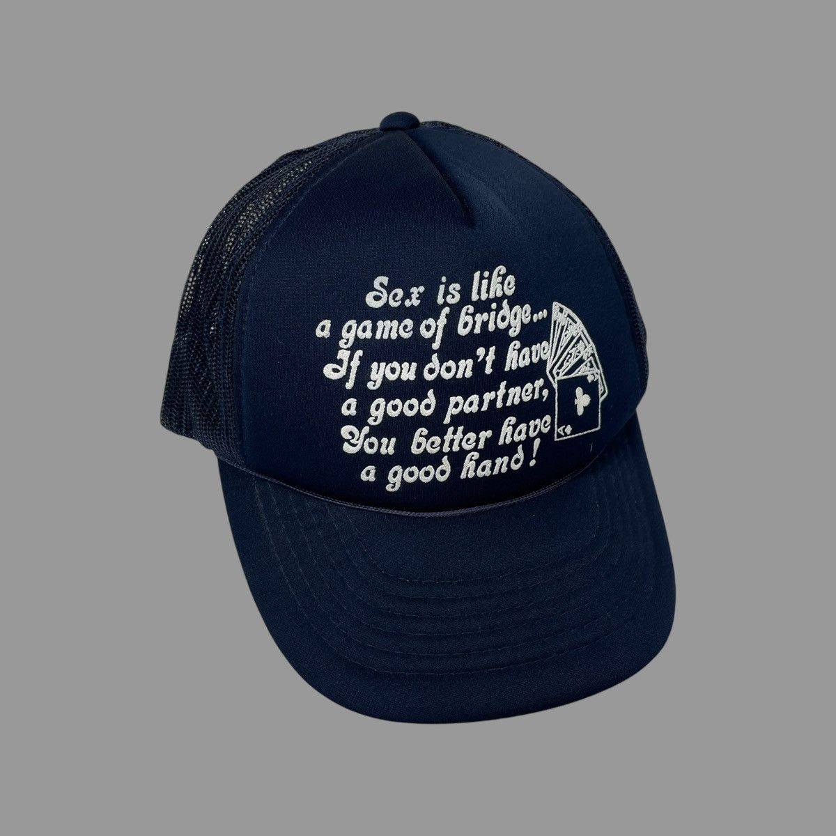 Vintage Vintage 90s sex trucker hat Size ONE SIZE - 2 Thumbnail