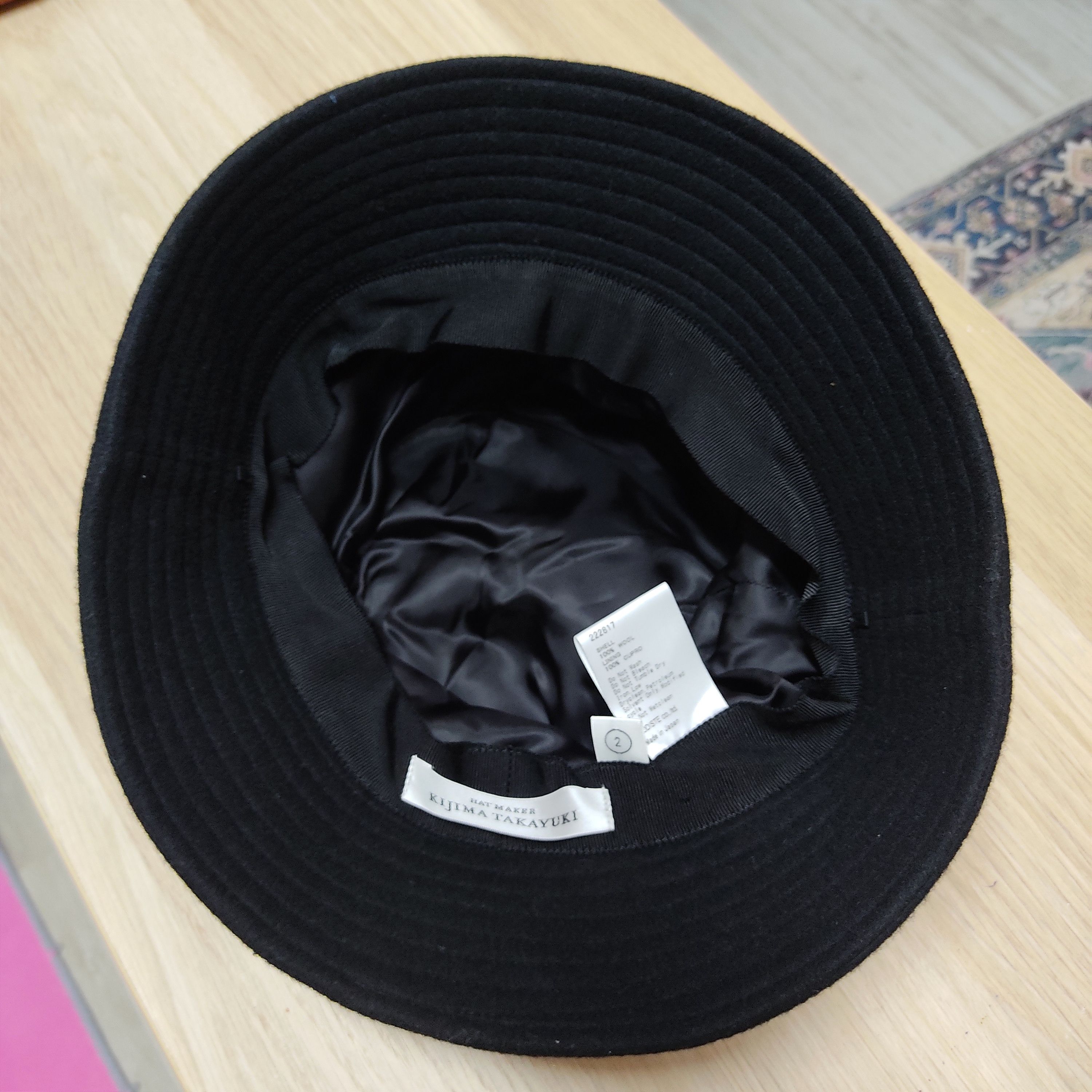 KIJIMA TAKAYUKI KIJIMA TAKUYAKI Wool Bucket Hat Size ONE SIZE - 5 Thumbnail