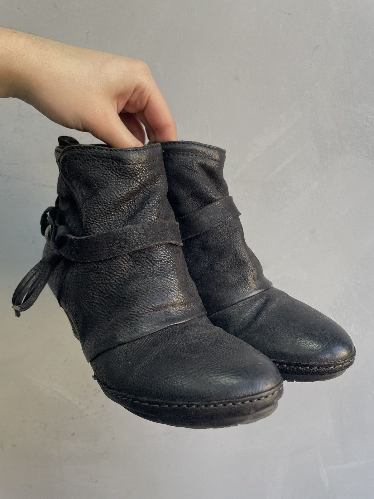 Trippen Rare A.S. 98 Leather gothic boots avant garde vibe 90s Size US 7 / IT 37 - 3 Thumbnail