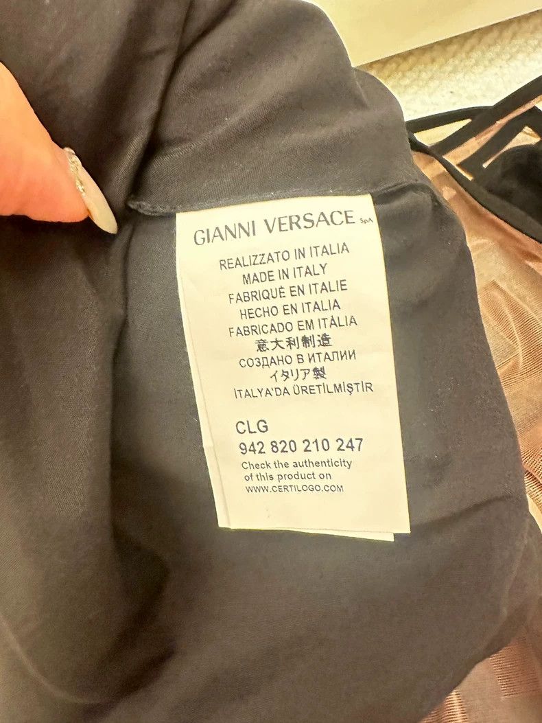Versace Versace Paperback cut-out mesh dress Size M / US 6-8 / IT 42-44 - 8 Thumbnail