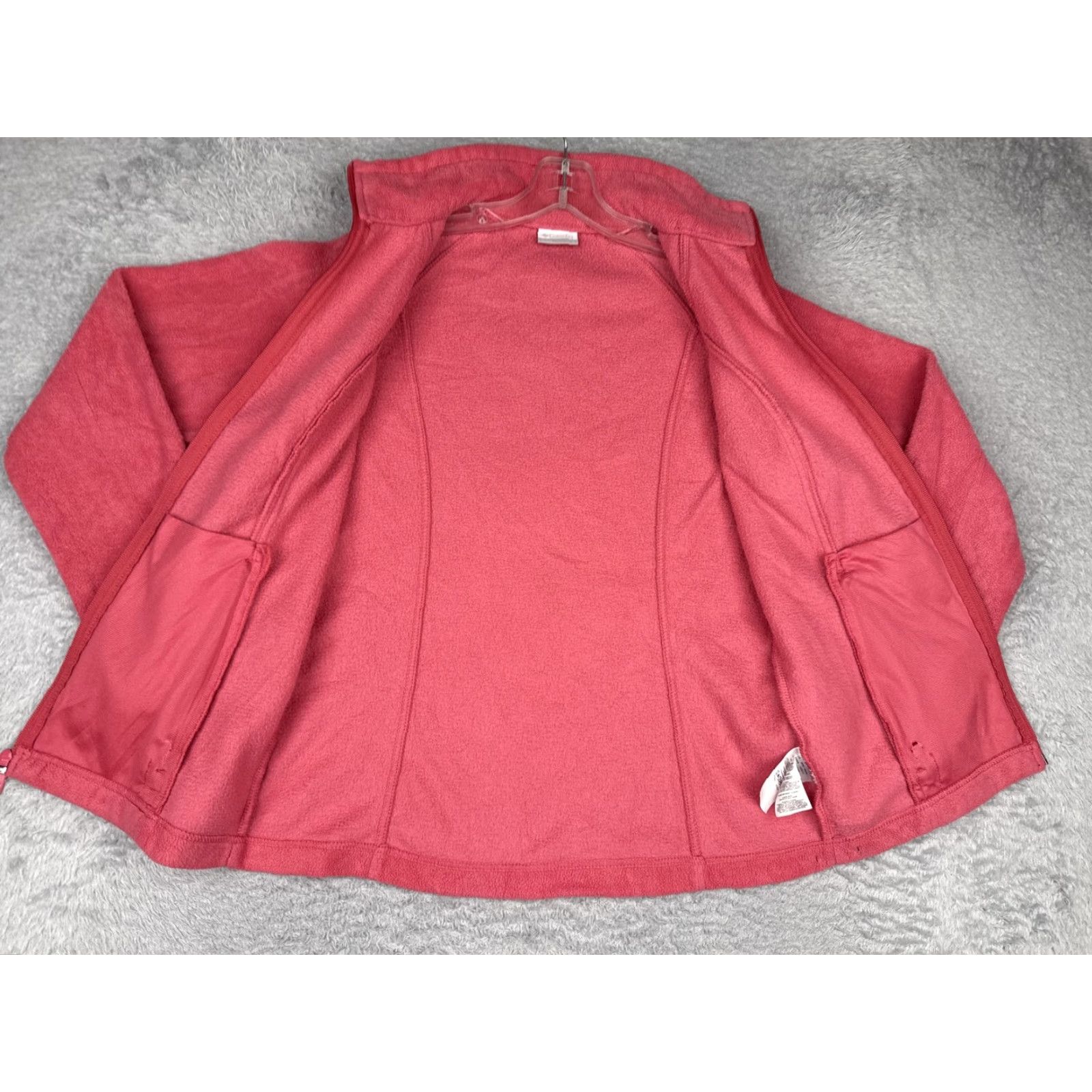 Pinko Columbia Jacket Womens Small Pink Full Zip Fleece Mock Neck WL5459 Outdoor Size S / US 4 / IT 40 - 2 Thumbnail