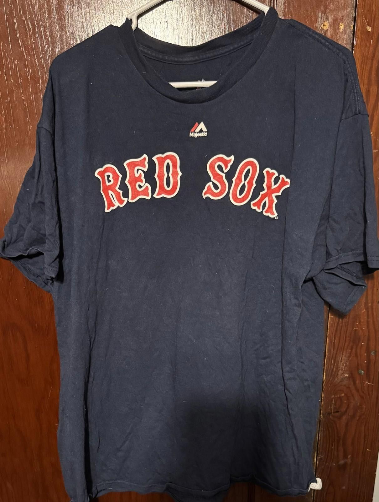 Majestic Boston Red Sox Majestic Short Sleeve Tee Men's XL Blue MLB Size US XL / EU 56 / 4 - 1 Thumbnail