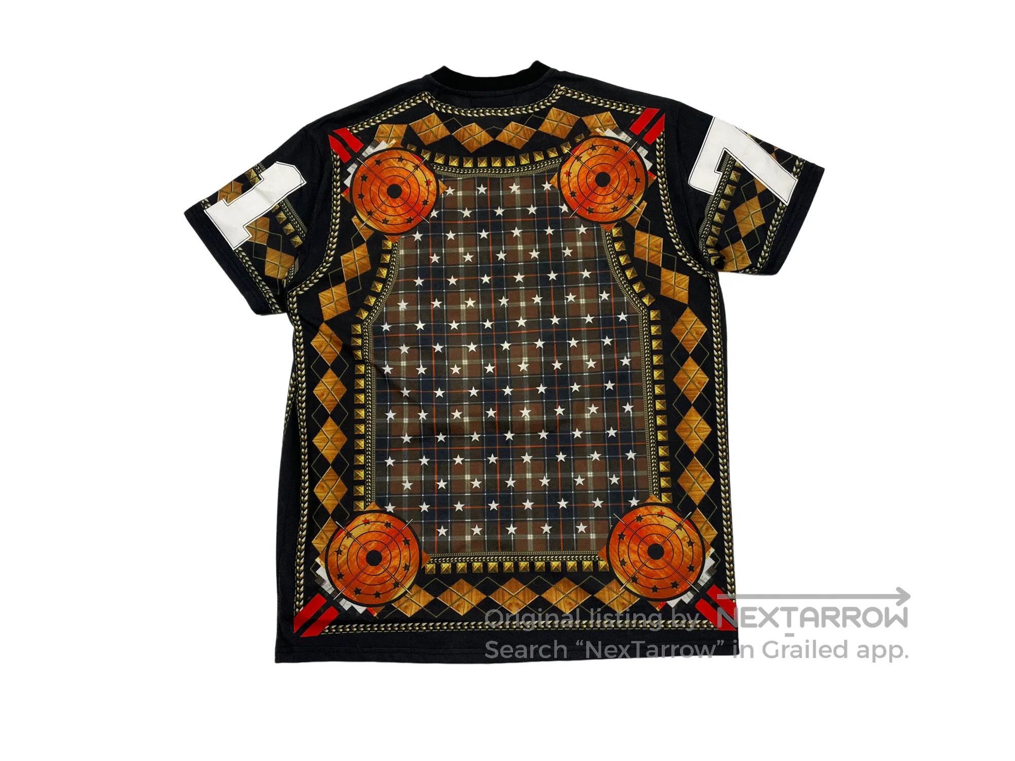 Givenchy Givenchy Chessboard Star Target Short Sleeve Size US M / EU 48-50 / 2 - 2 Thumbnail