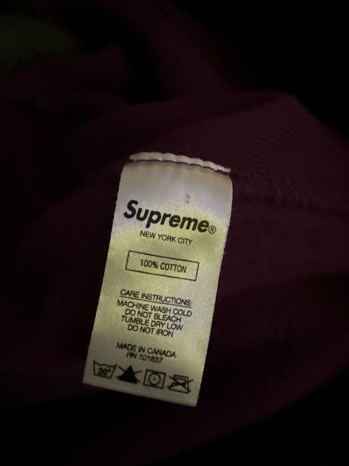 Supreme Supreme Split Old English Hoodie Large Size US L / EU 52-54 / 3 - 4 Thumbnail