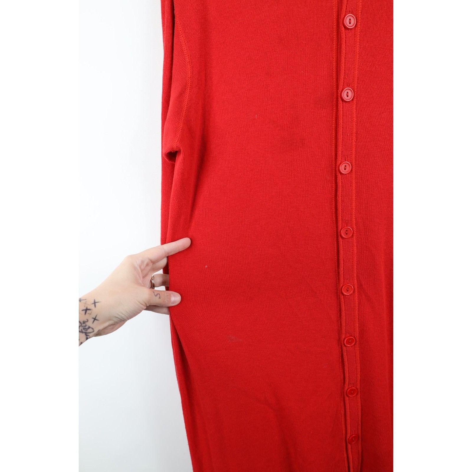 Vintage Vintage 90s Streetwear Ribbed Knit Union Suit Pajamas Size US L / EU 52-54 / 3 - 11 Thumbnail