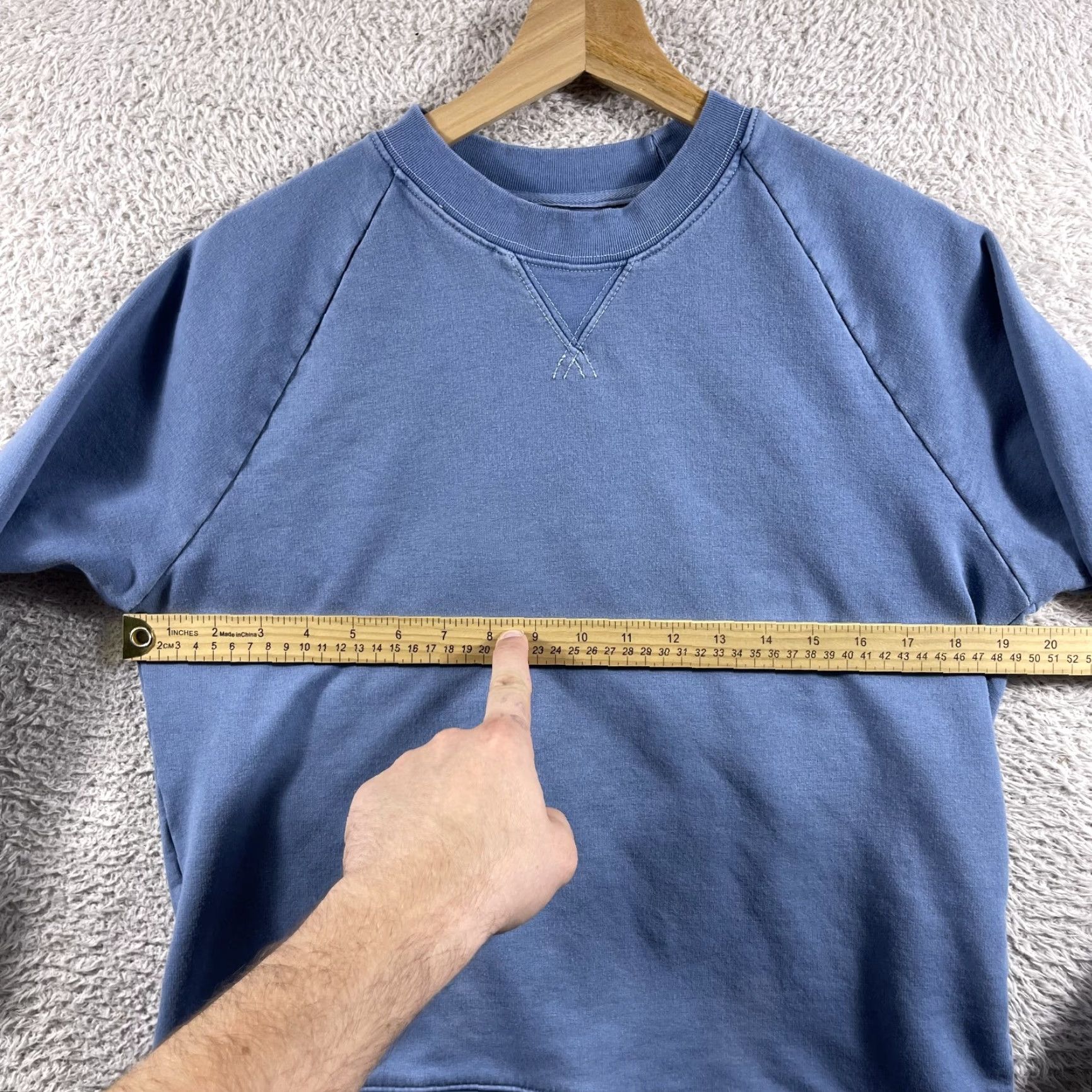 Vintage Brooklinen Sweatshirt Crewneck Women’s Small Blue USA Stretch Heavyweight Loungewear Pullover Size S / US 4 / IT 40 - 5 Thumbnail