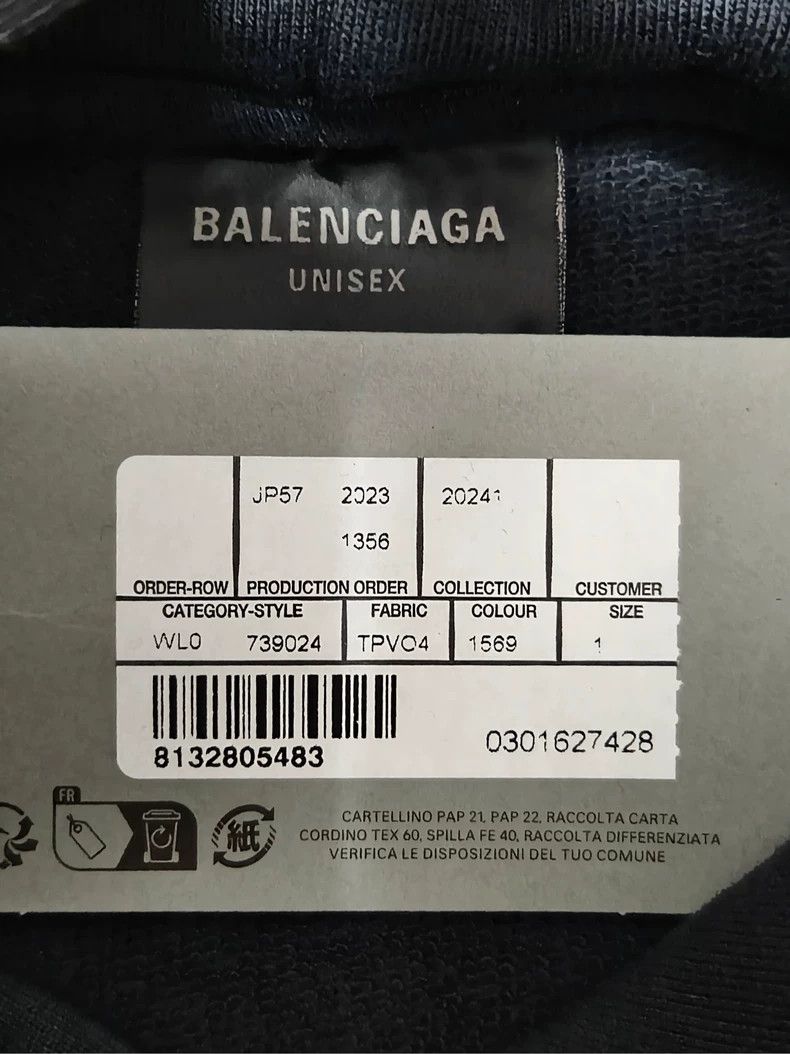 Balenciaga Balenciaga 24 FW dragon flame metal hooded sweatshirt 2503- Size US S / EU 44-46 / 1 - 4 Thumbnail