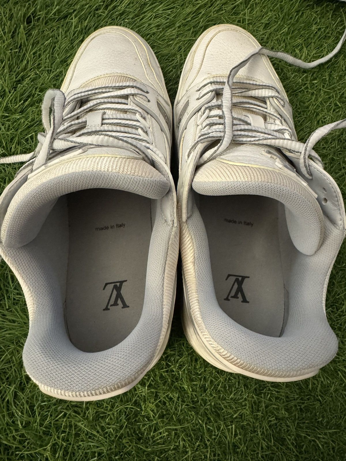 Louis Vuitton Louis Vuitton x Virgil Abloh White/Cream Sneakers Size US 9.5 / EU 42-43 - 6 Thumbnail